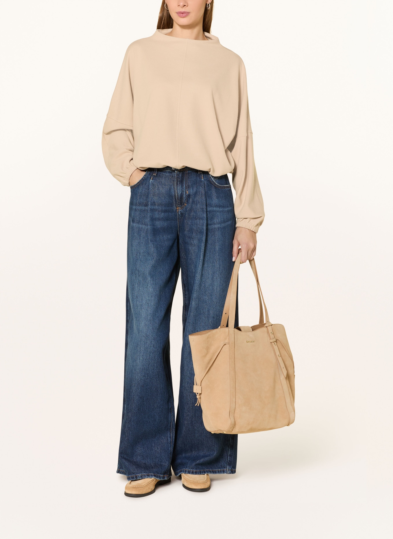OPUS Sweatshirt GUMIPA: BEIGE