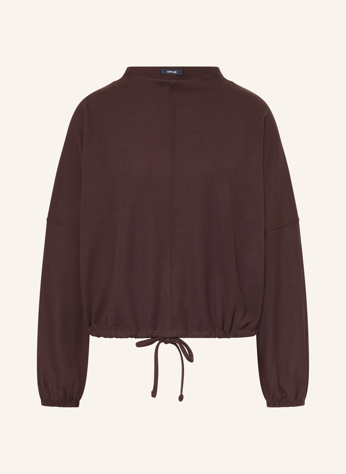 OPUS Sweatshirt GUMIPA: DUNKELBRAUN