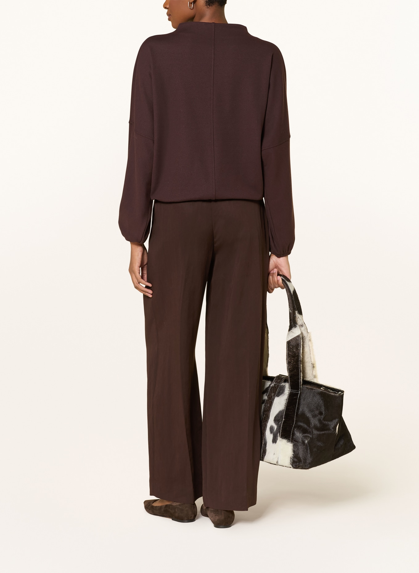 OPUS Sweatshirt GUMIPA: DUNKELBRAUN