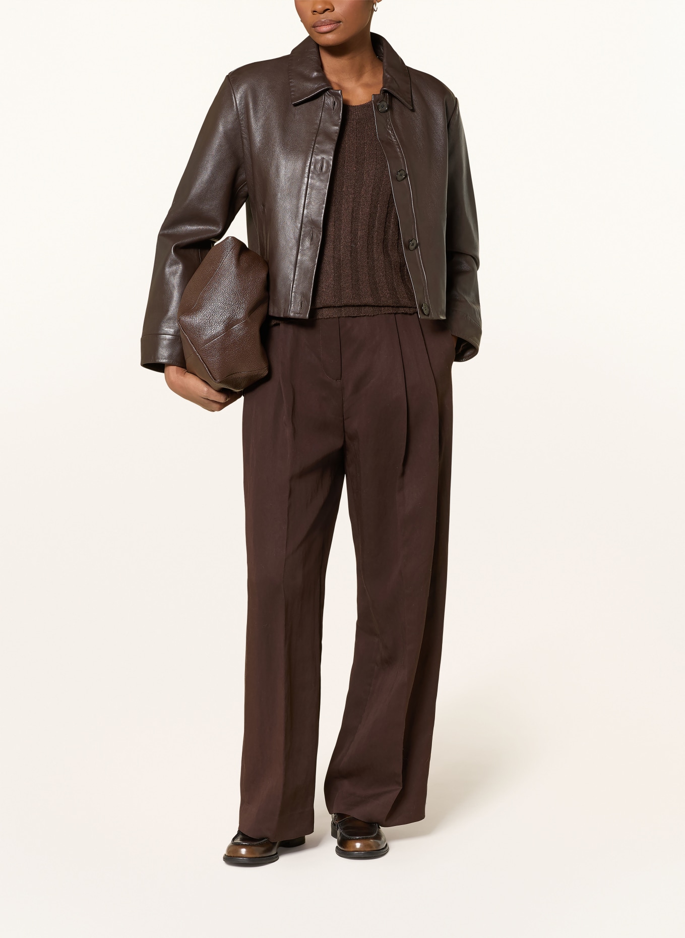 OPUS Trui POLMI: MARRON FONCÉ