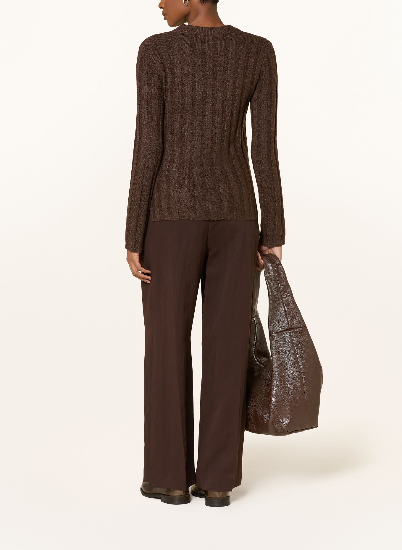 OPUS Trui POLMI: MARRON FONCÉ