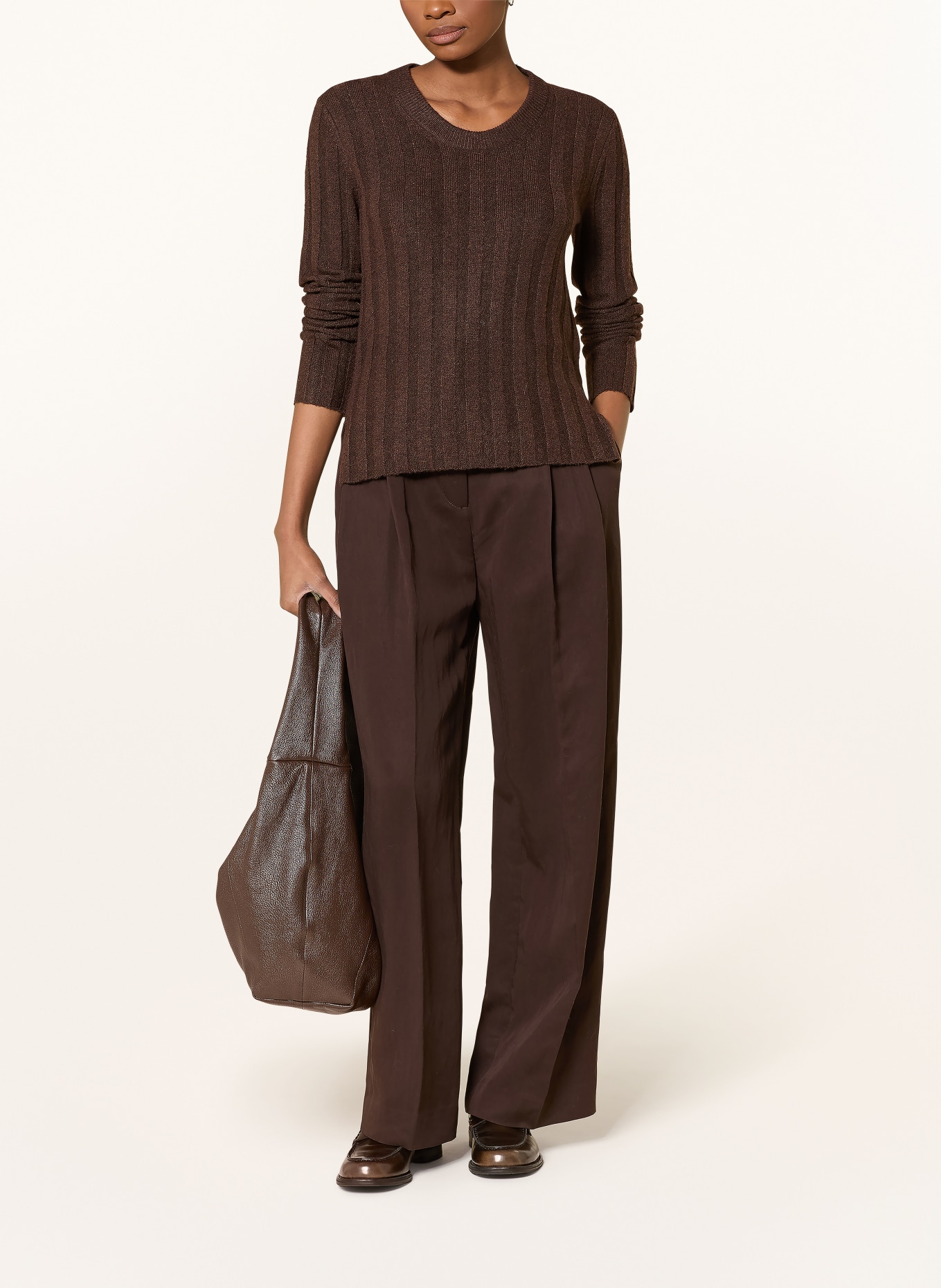 OPUS Trui POLMI: MARRON FONCÉ