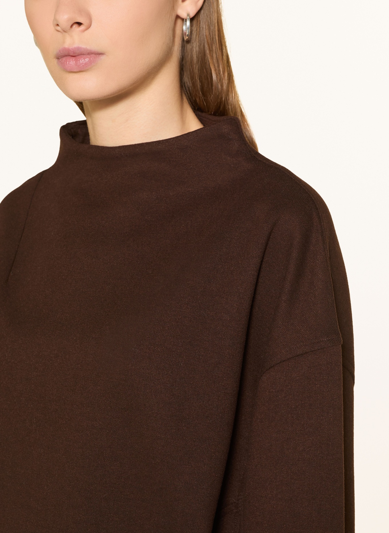 OPUS Sweatshirt GARIANE: DUNKELBRAUN