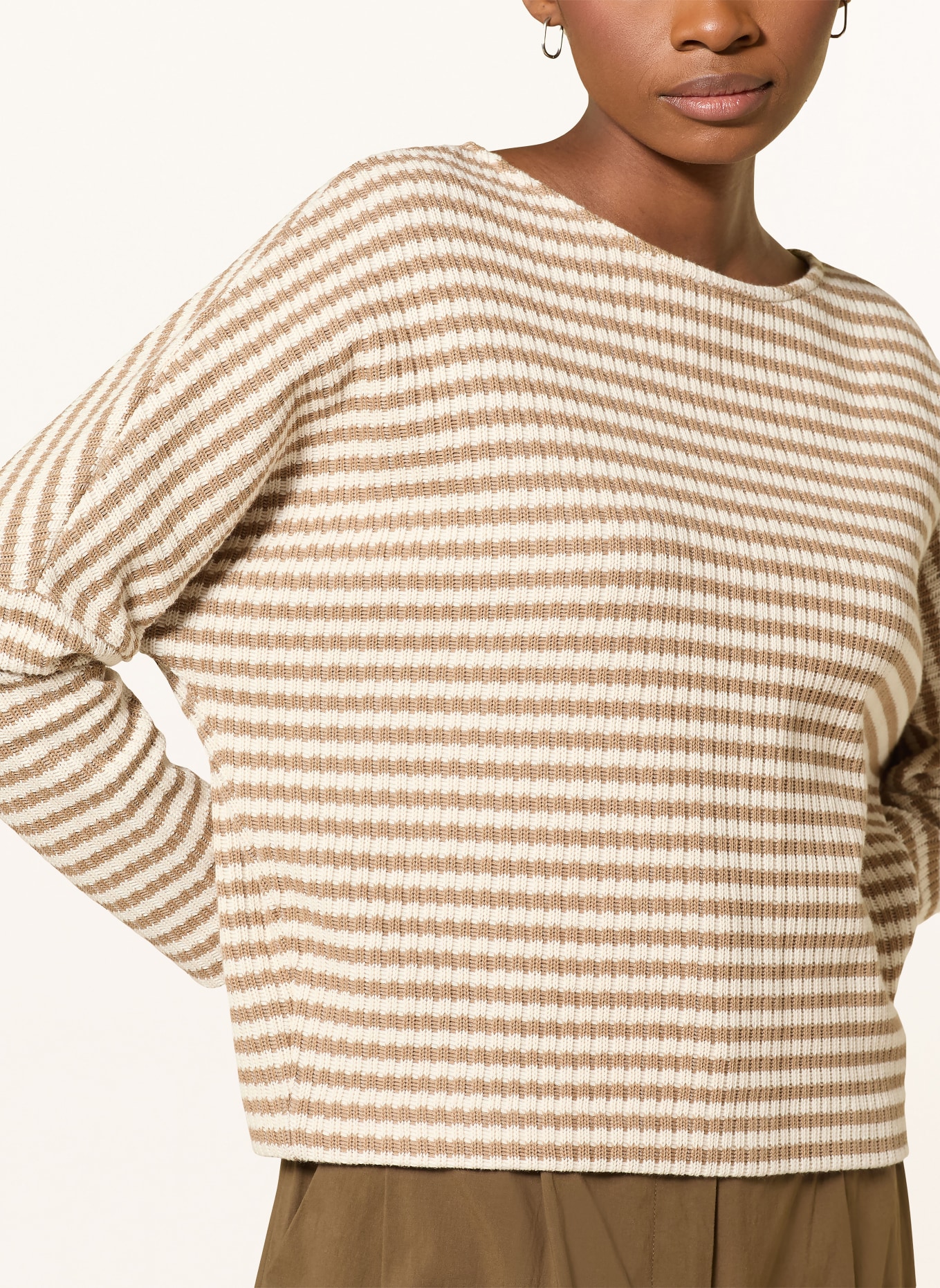 OPUS GRESH sweater: ECRU / BEIGE