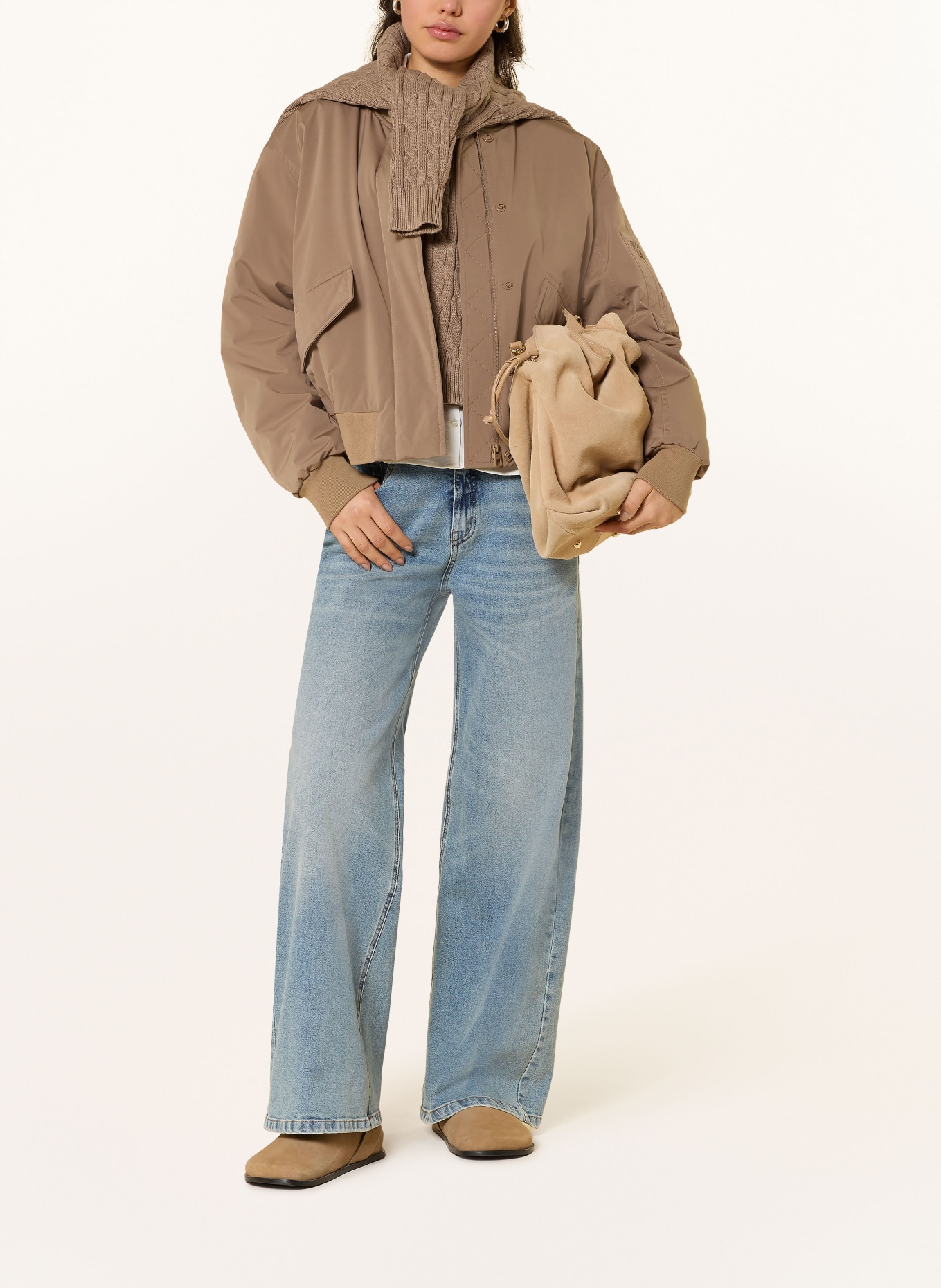 OPUS Dżinsy z szerokimi nogawkami MIVA RETRO: 70322 light retro blue