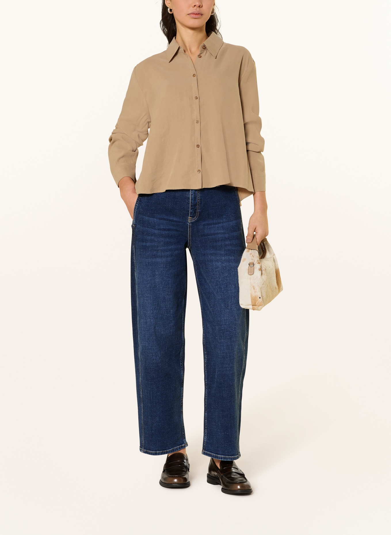 OPUS Barrel jeans LOLAH FLOW: 70325 mid flowy blue