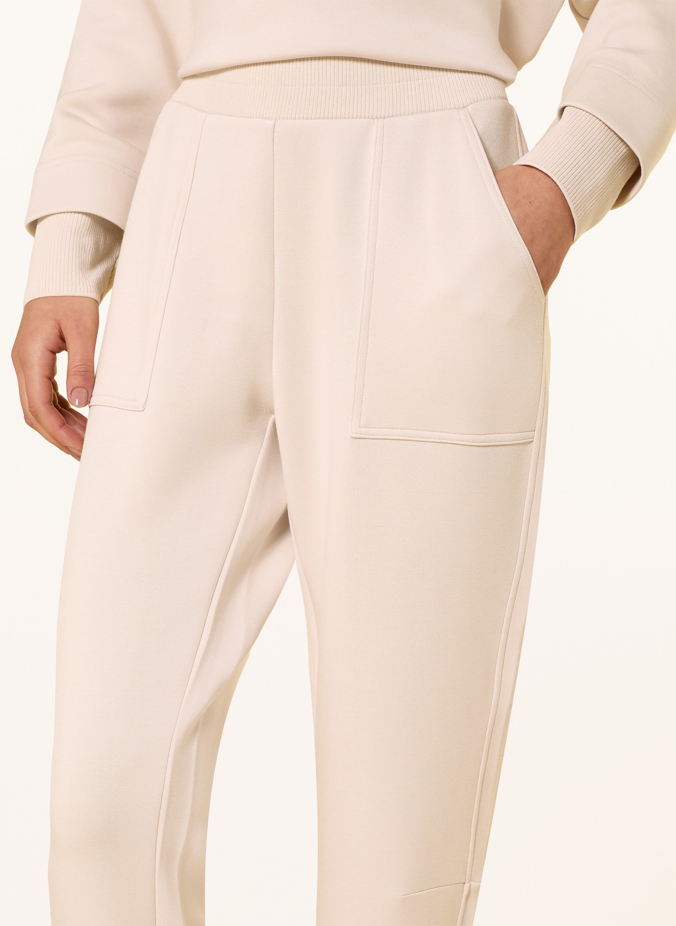 OPUS MYHA sweatpants: ECRU