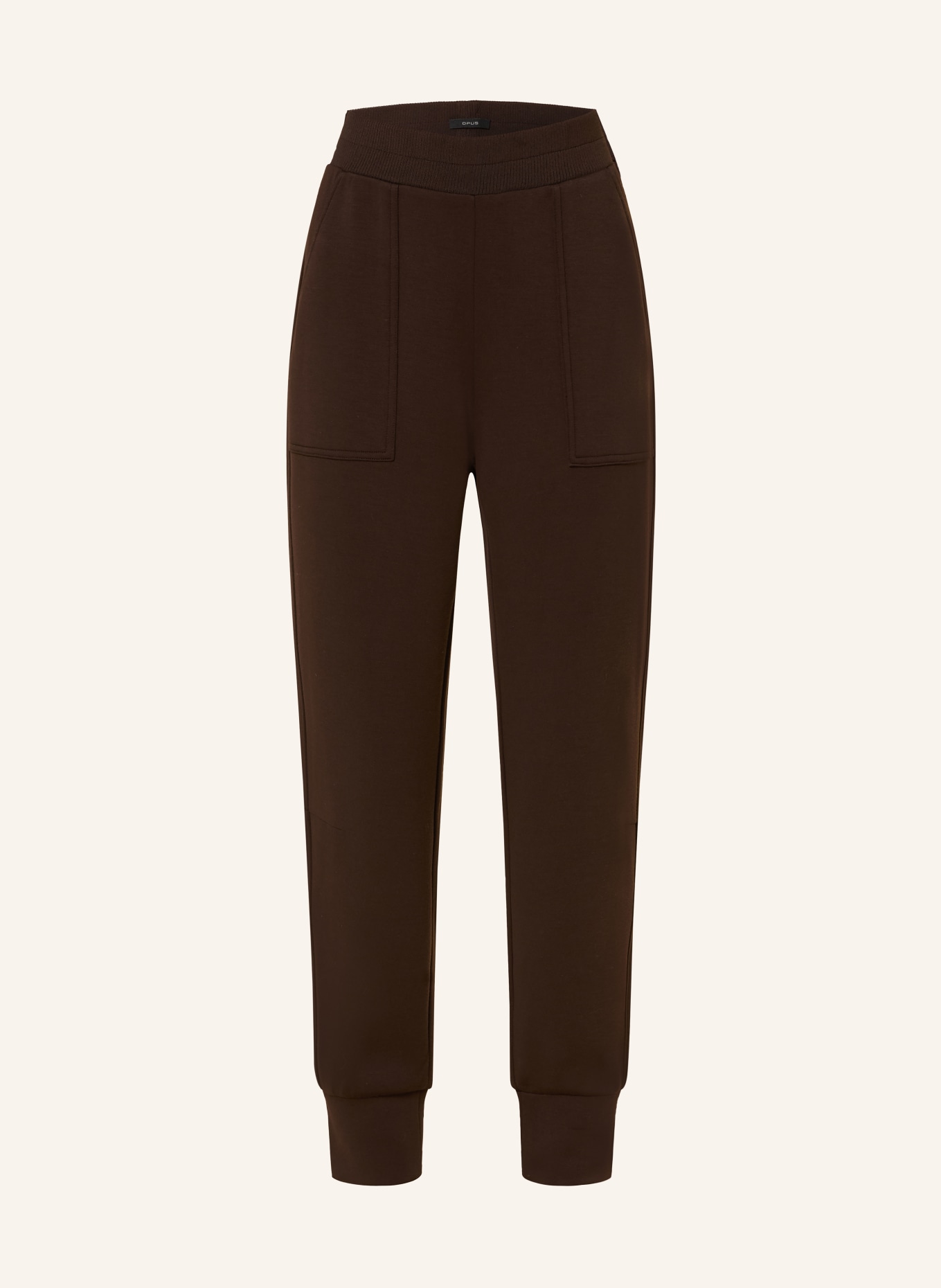 OPUS MYHA sweatpants: DARK BROWN