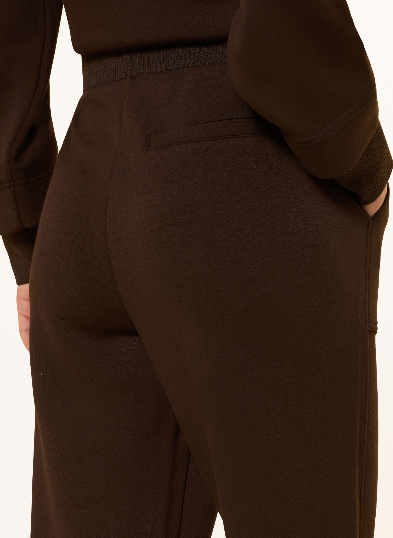 OPUS MYHA sweatpants: DARK BROWN