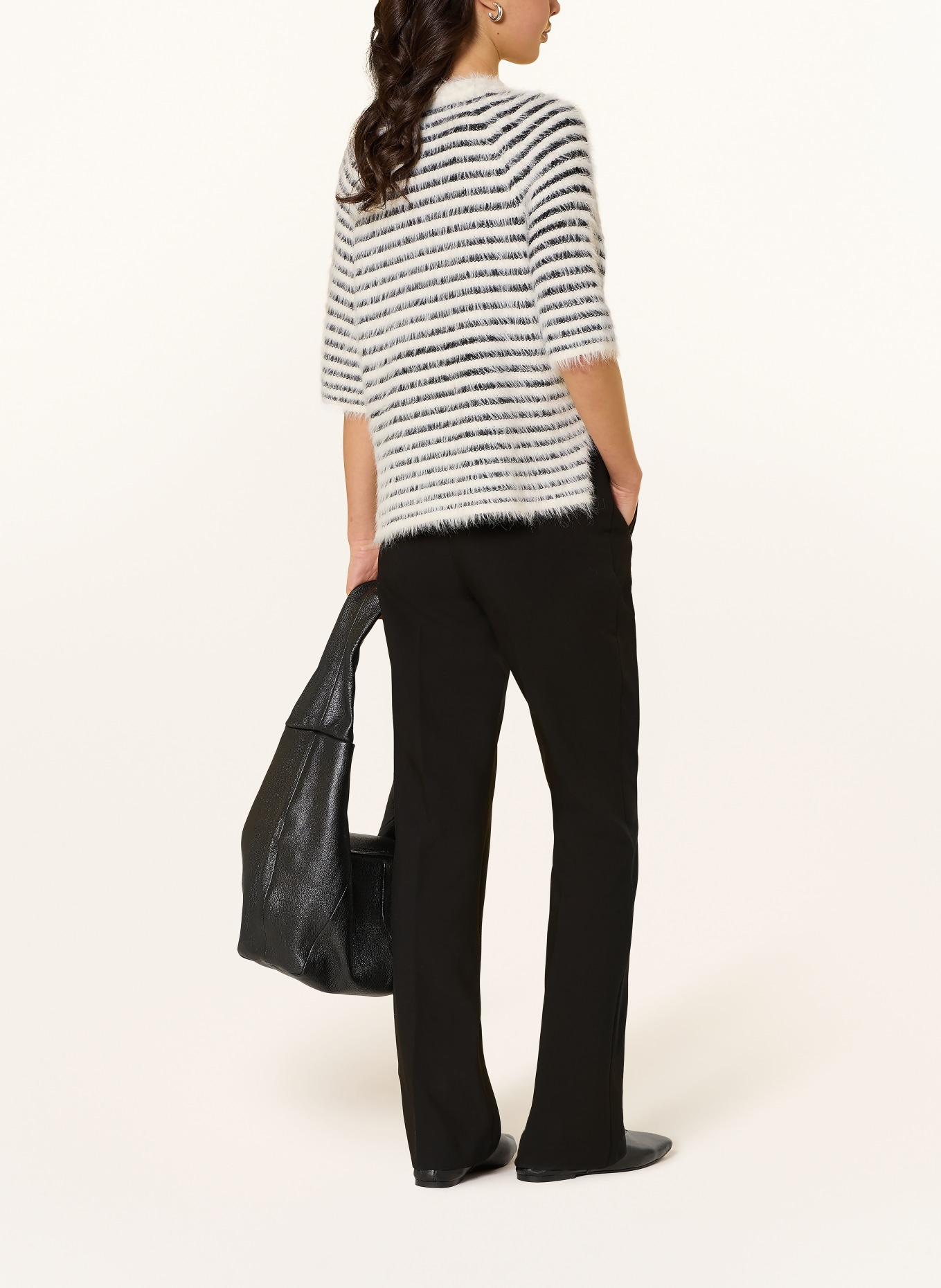 OPUS Hose MAIGA FLARED: SCHWARZ