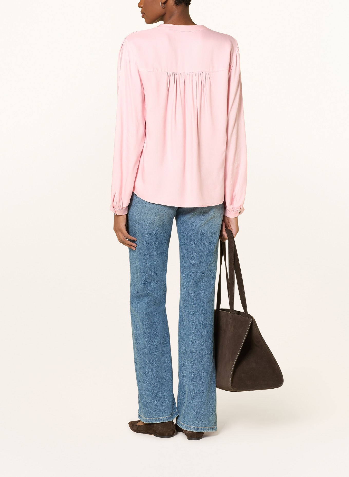 OPUS Blusenshirt FLANORA: ROSA