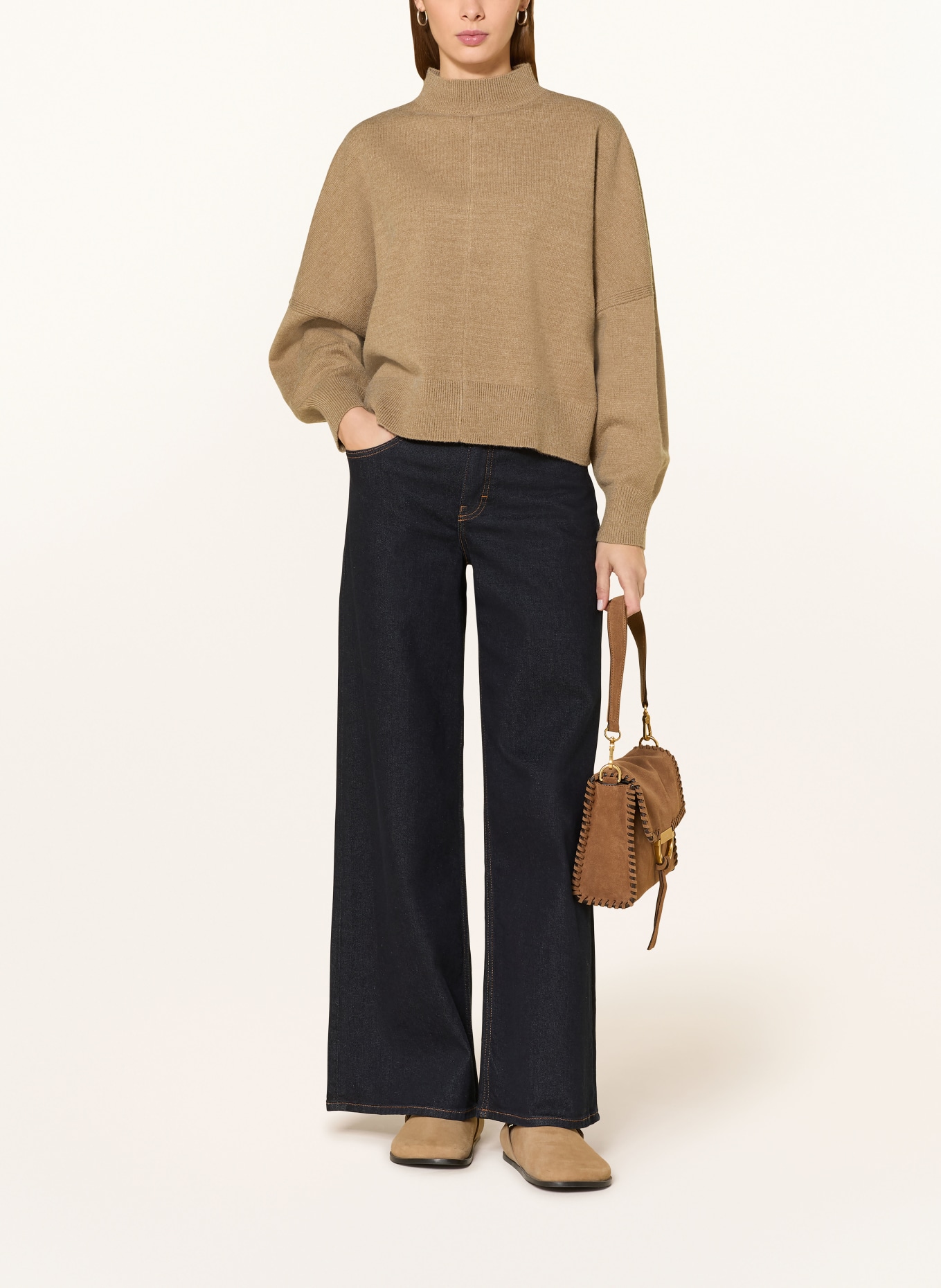 OPUS PILAS sweater: CAMEL