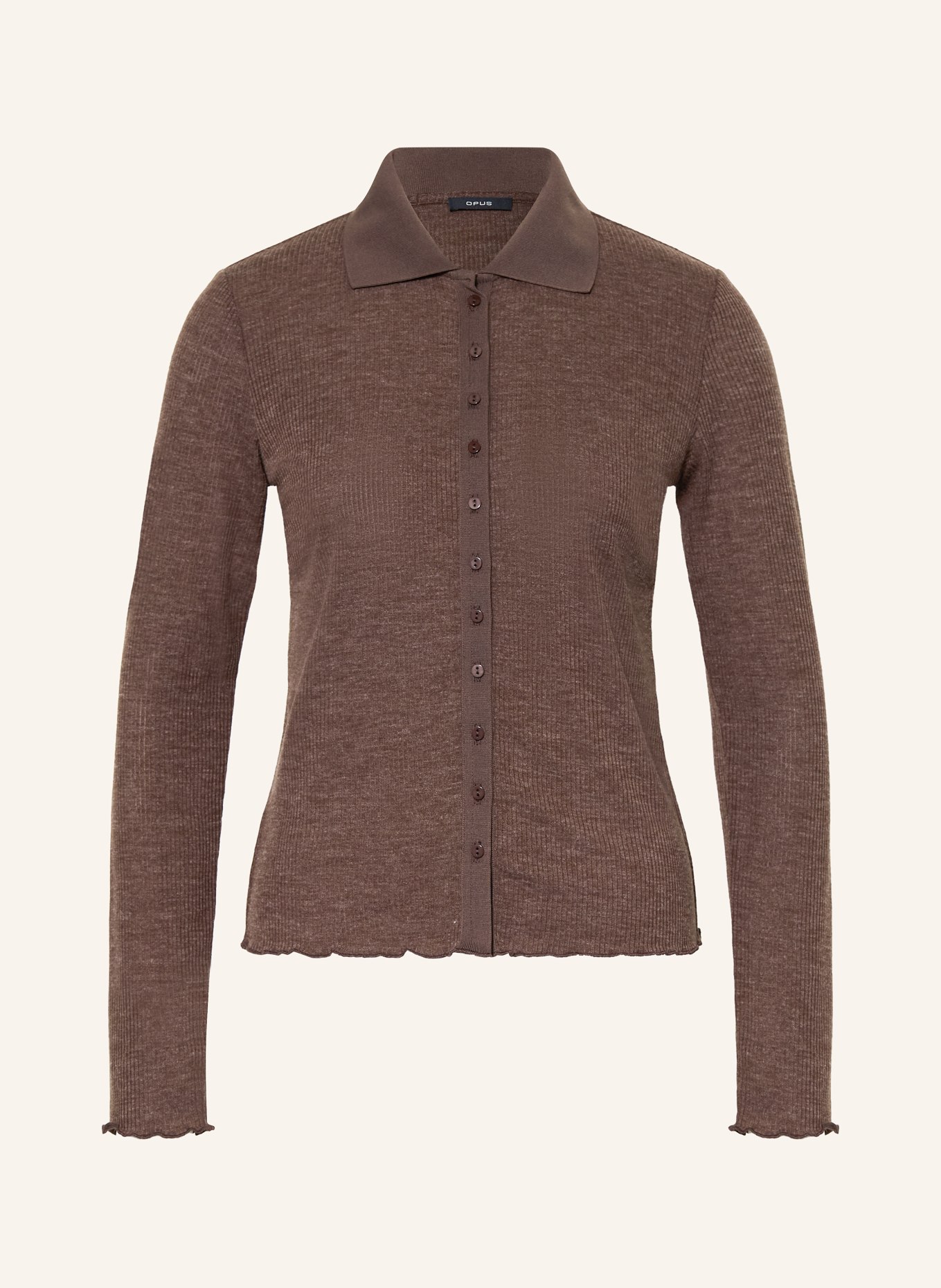 OPUS Blůza SOSEA: HNĚDÁ