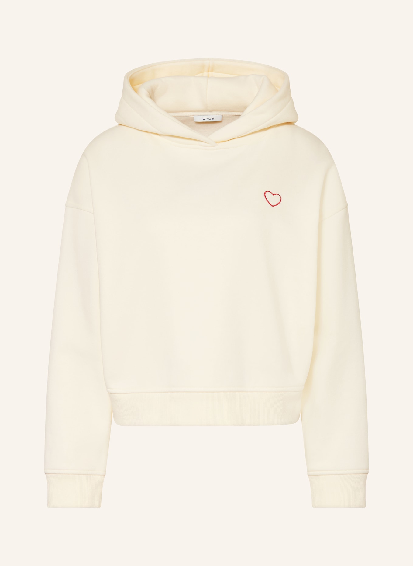 OPUS Hoodie GALENTINE: ECRU