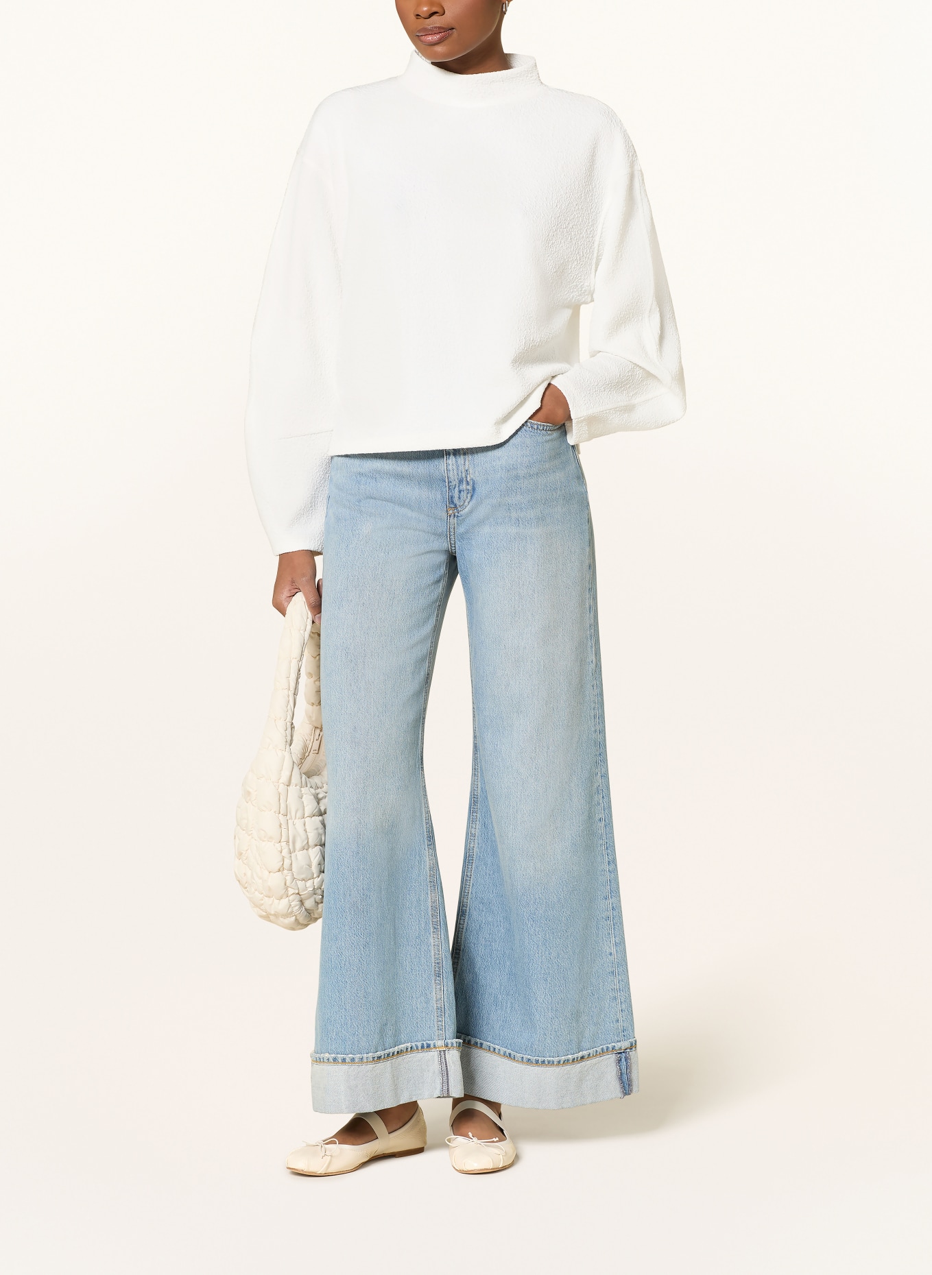 OPUS Longsleeve GANDRA: CREME