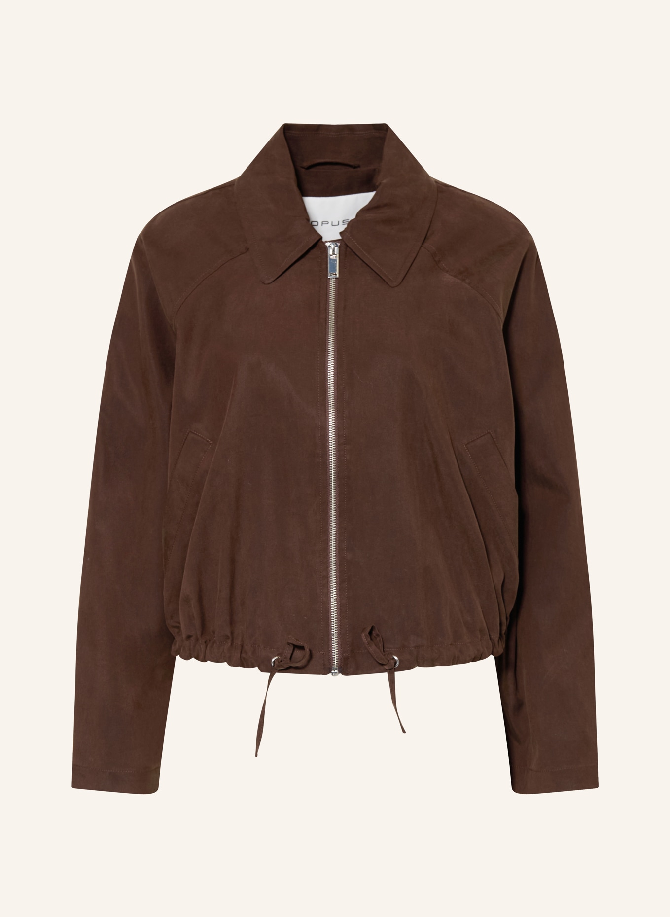 OPUS JAVELL jacket: DARK BROWN