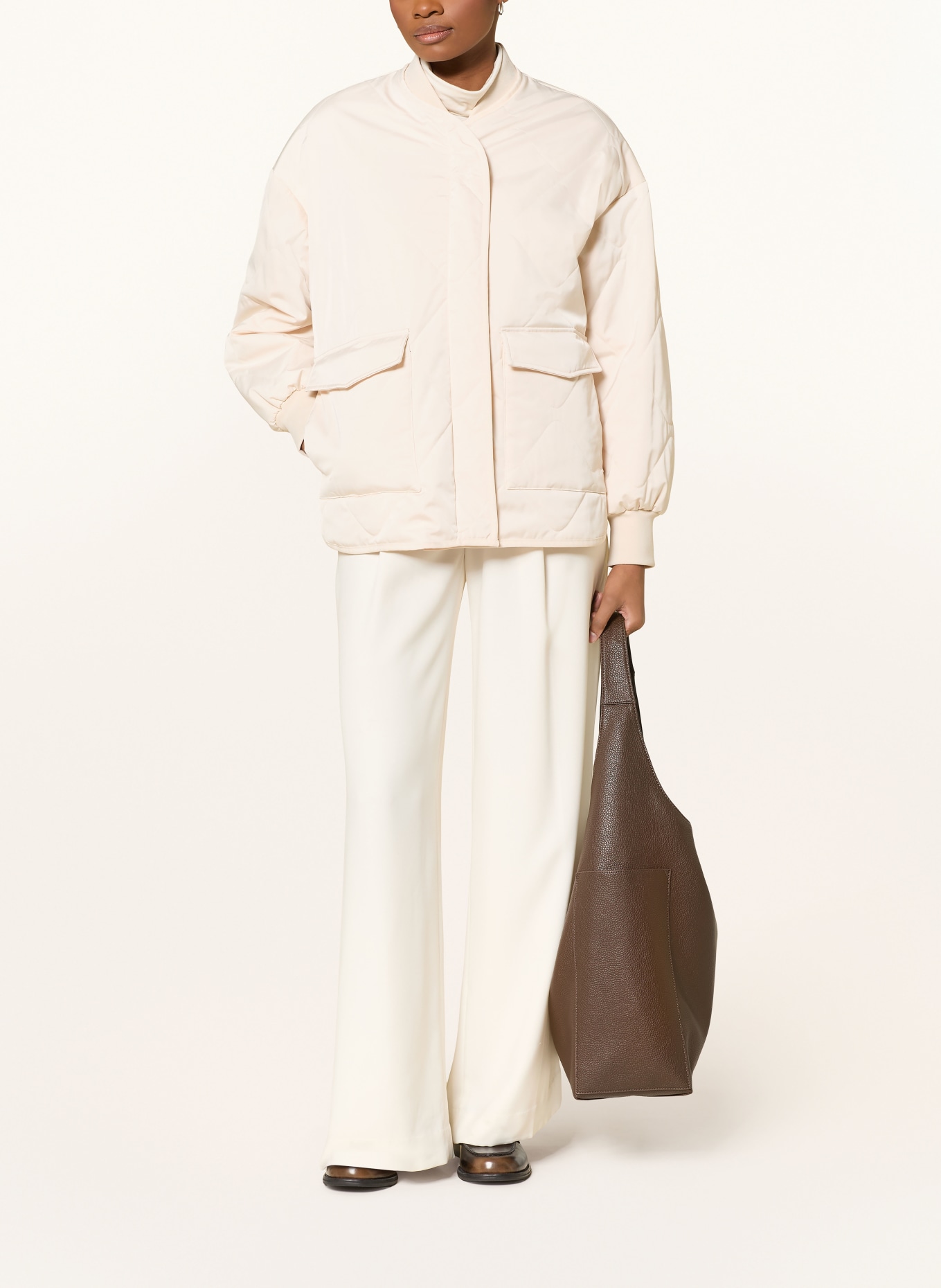 OPUS Quilted jacket HELLSY: CREAM