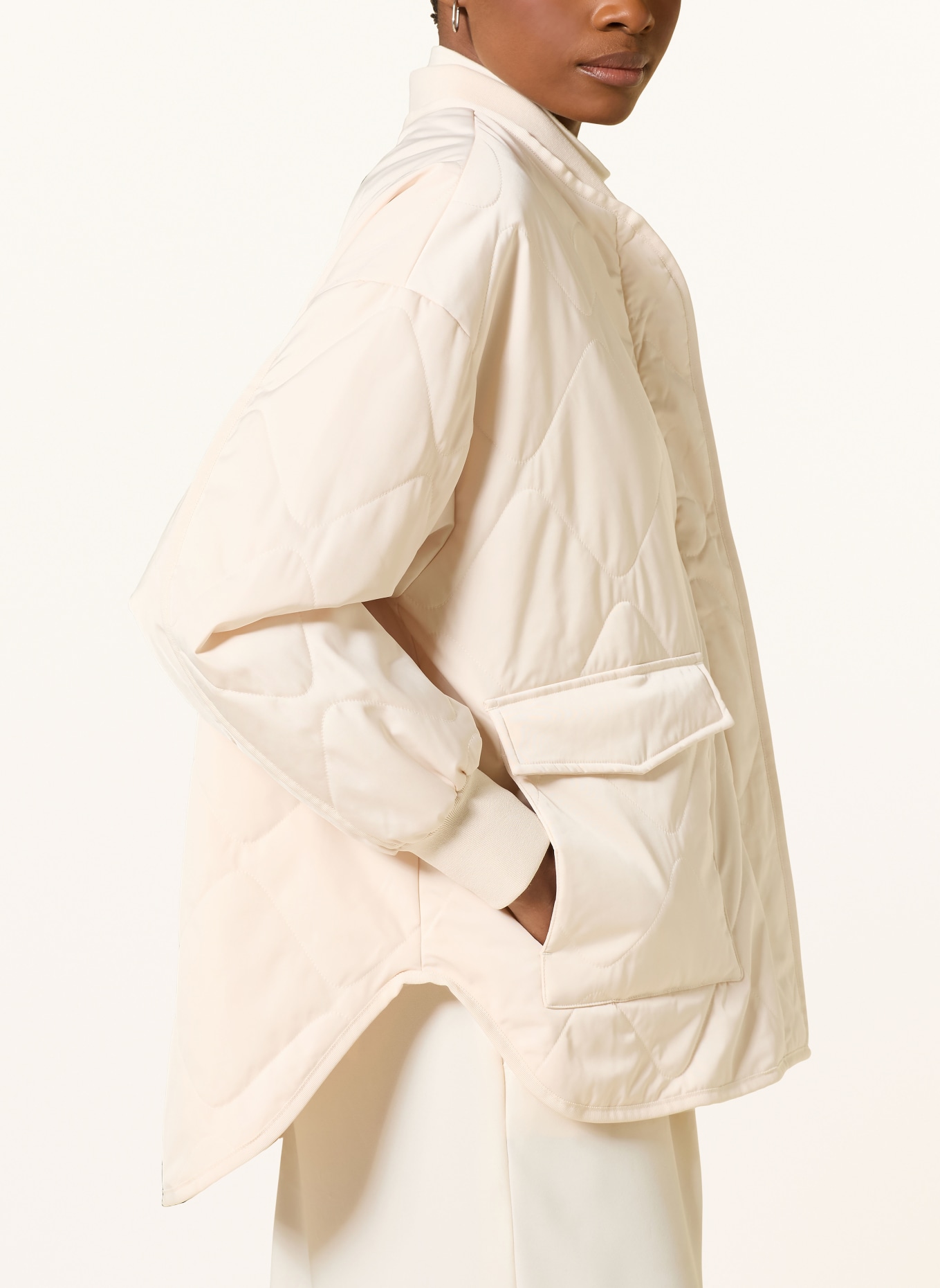 OPUS Quilted jacket HELLSY: CREAM
