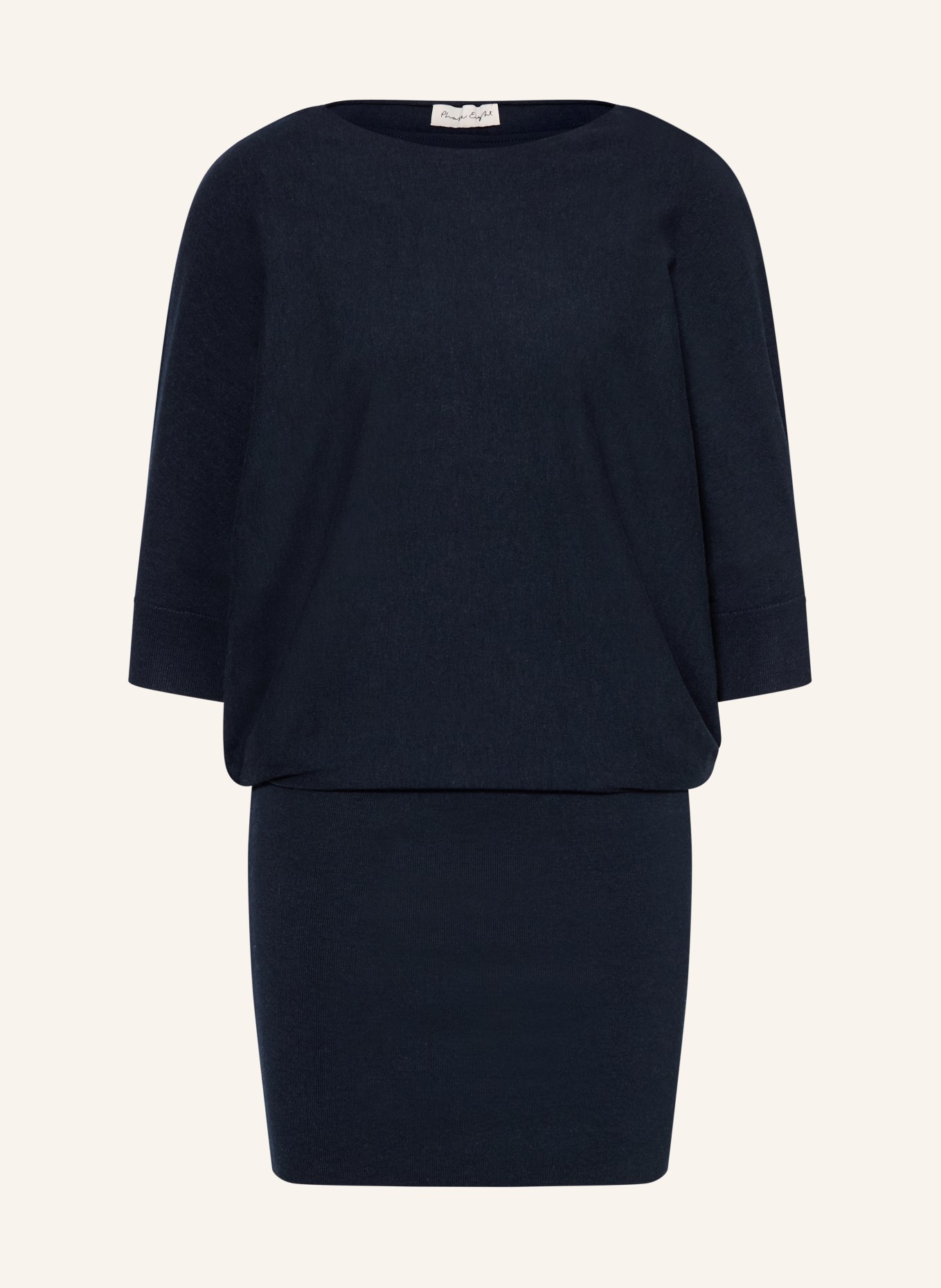 Phase Eight Pletené šaty BECCA s 3/4 rukávem: TMAVĚ MODRÁ