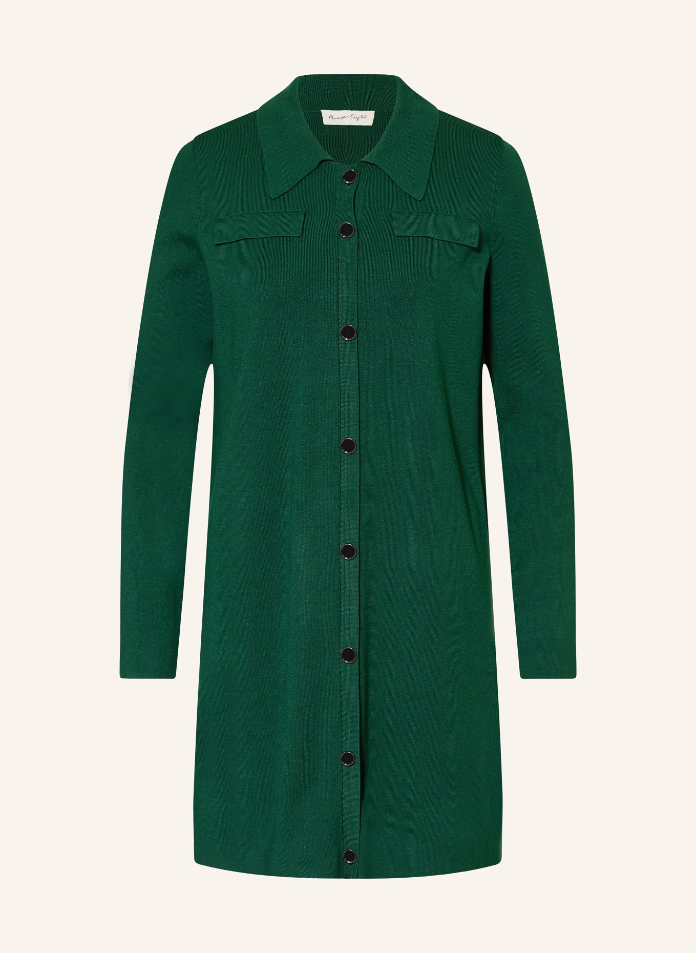 Phase Eight AZEALIA knit dress: DARK GREEN