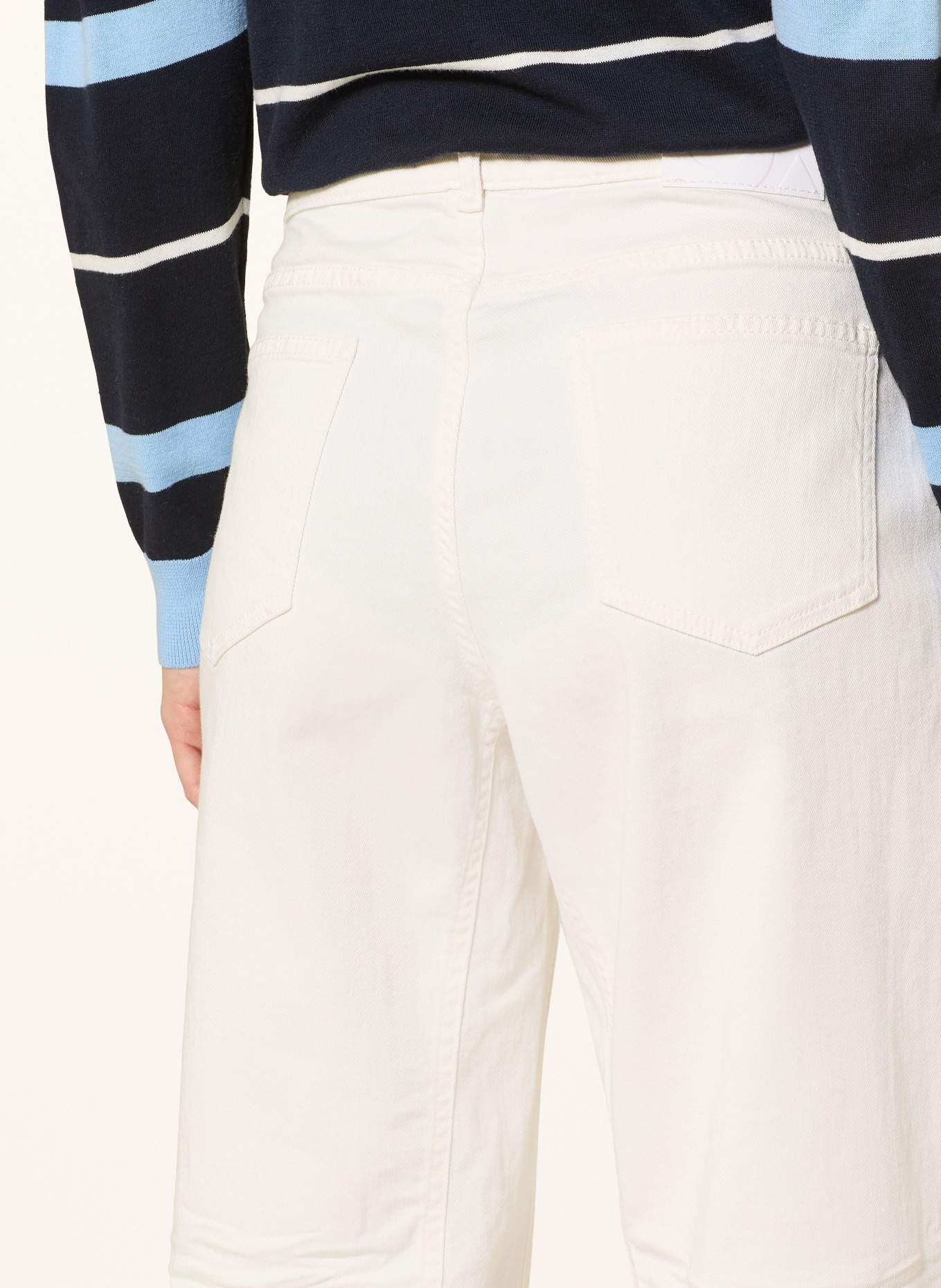 OPUS PANTS Barrel Jeans MELLY RELAX: 1004 MILK