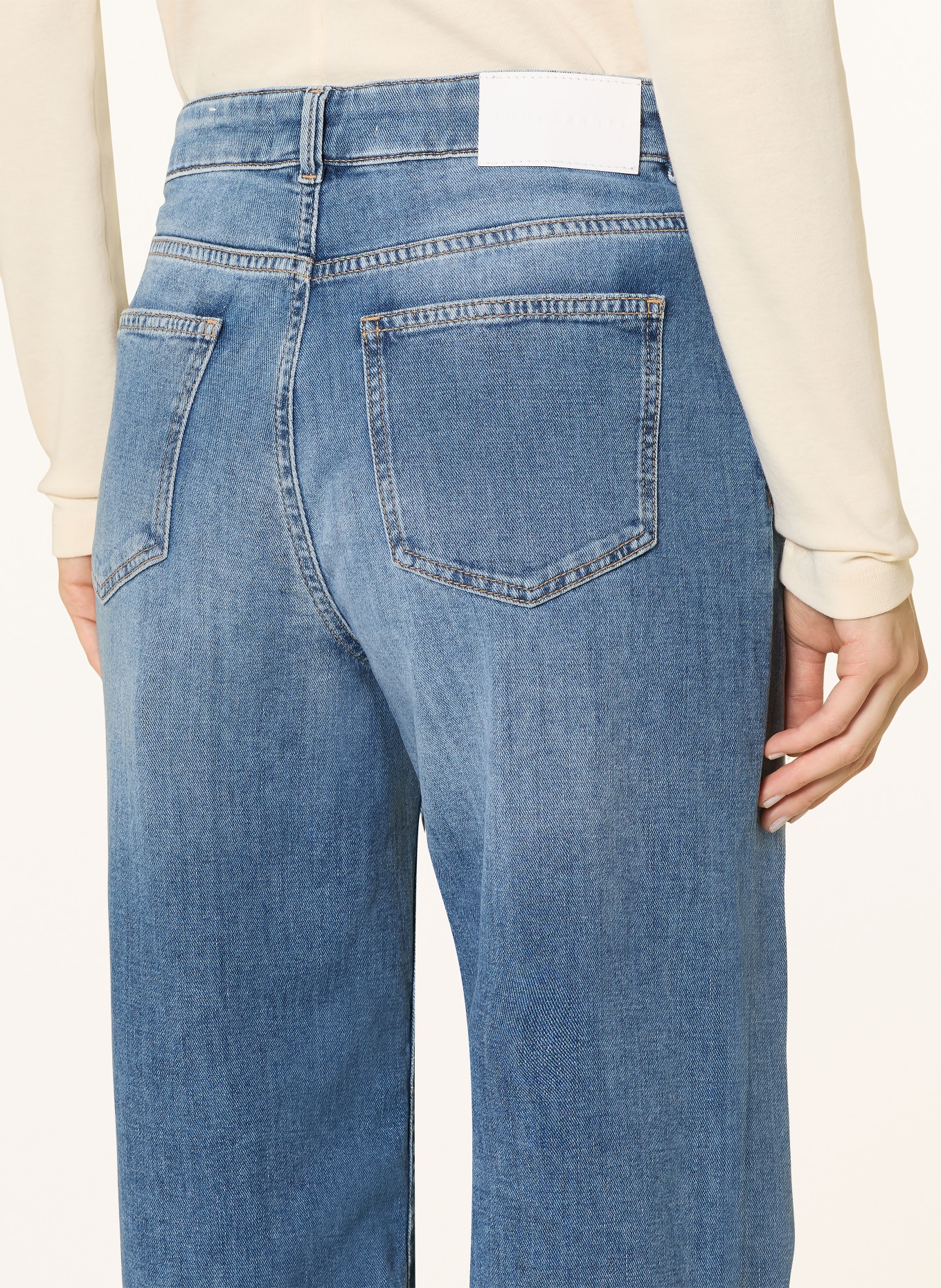 OPUS PANTS Barrel Jeans MELLY TWIST: 70300 dark powder blue