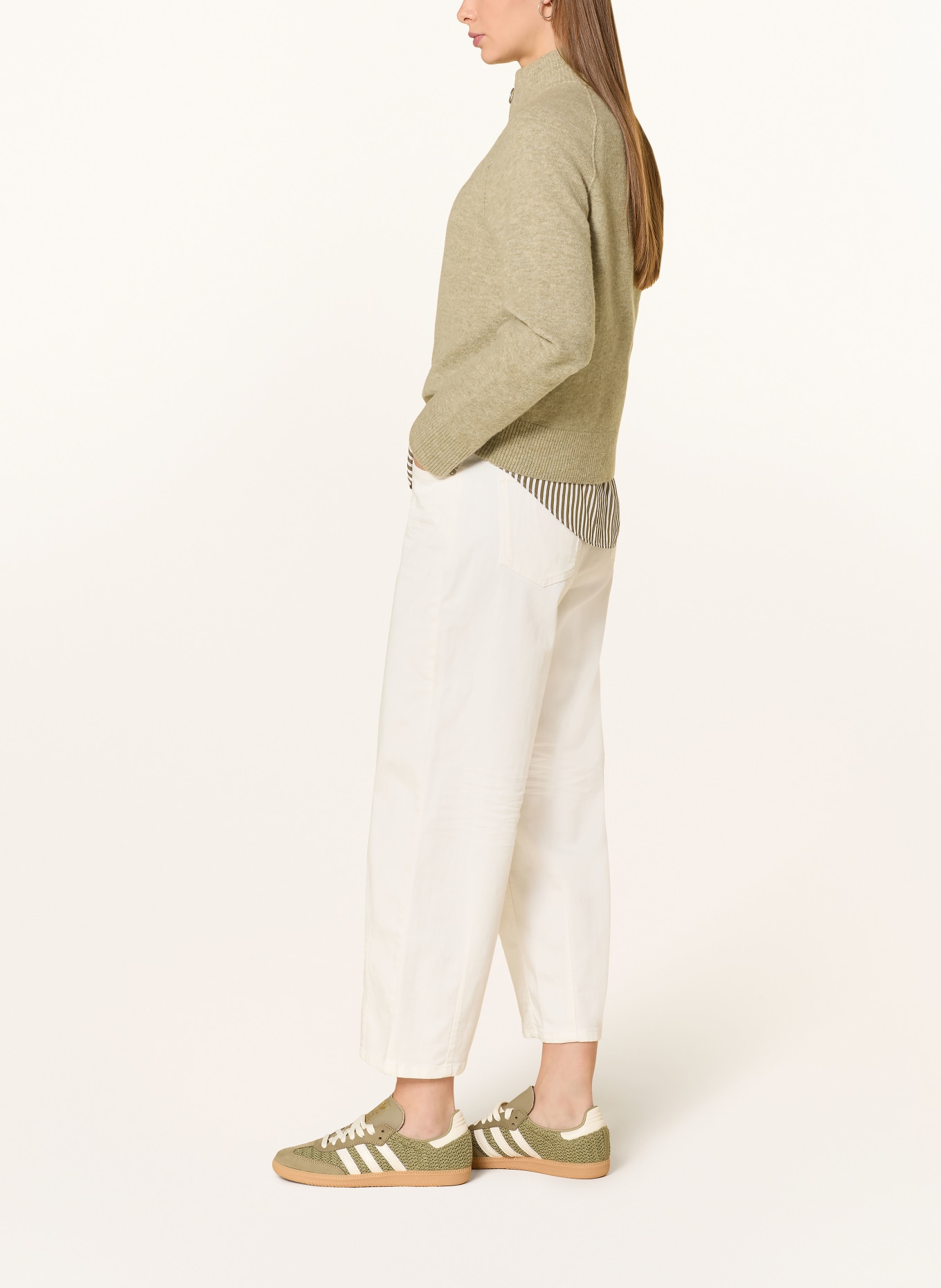 OPUS PANTS Barrel Jeans MELLY TWISTED: 1004 MILK