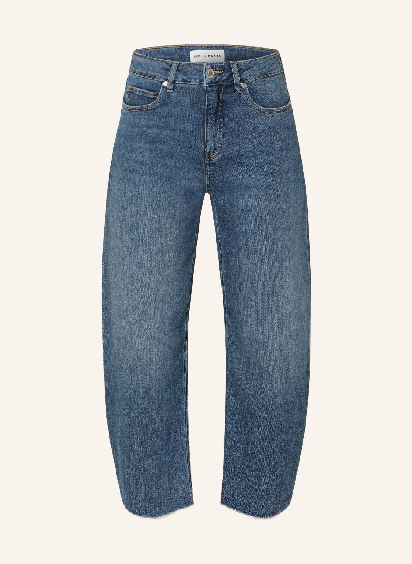 OPUS PANTS Barrel jeans MARI CLEAR: BLUE