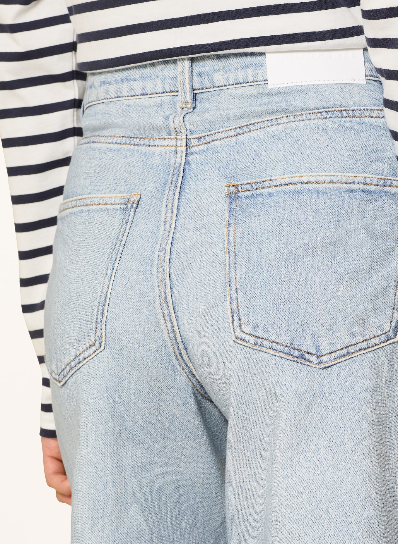 OPUS PANTS Short en jean CYDRA CRUISE: 70307 light stone blue