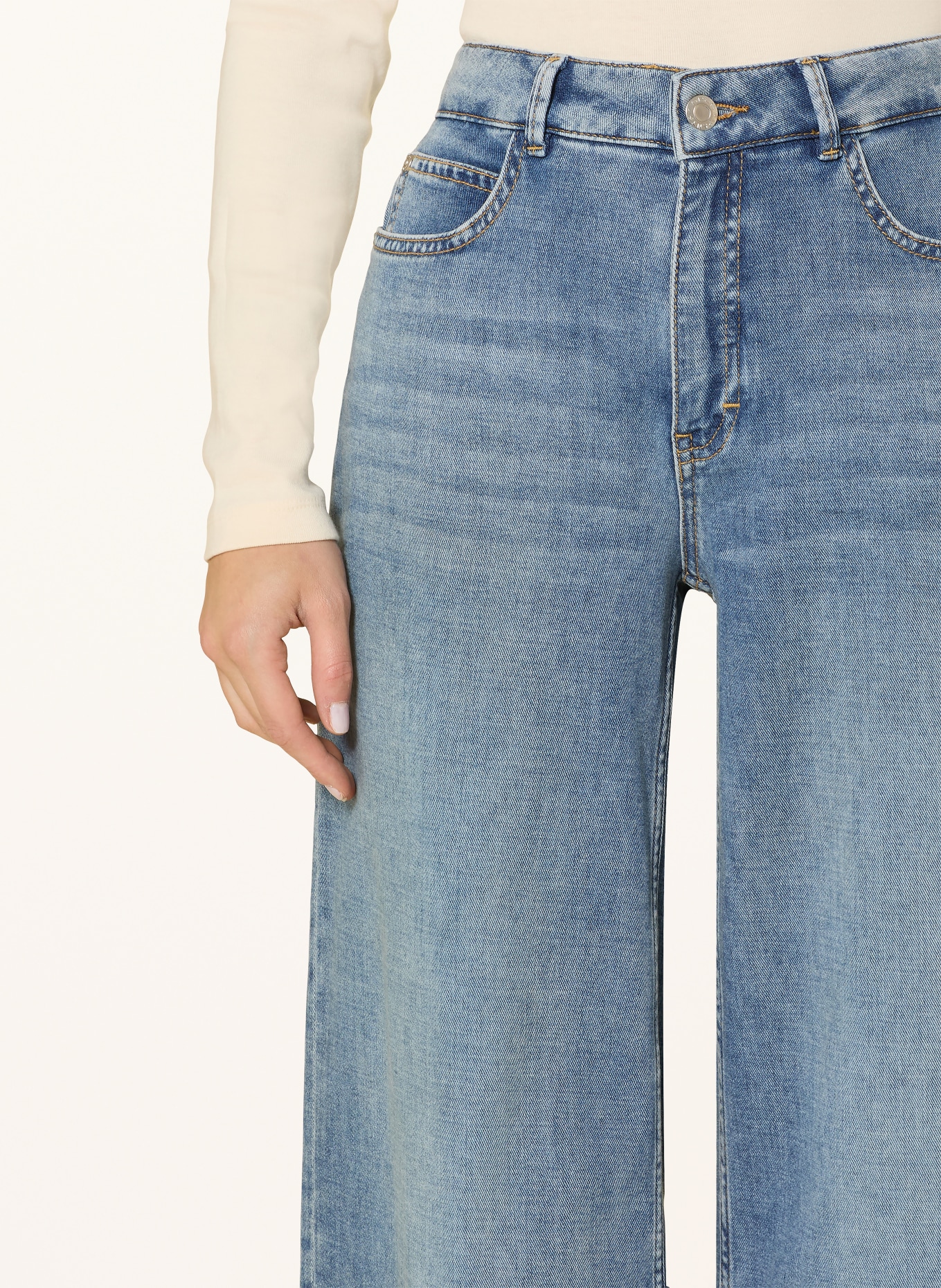 OPUS PANTS Barrel Jeans MELLY TWIST: 70311 mid river blue