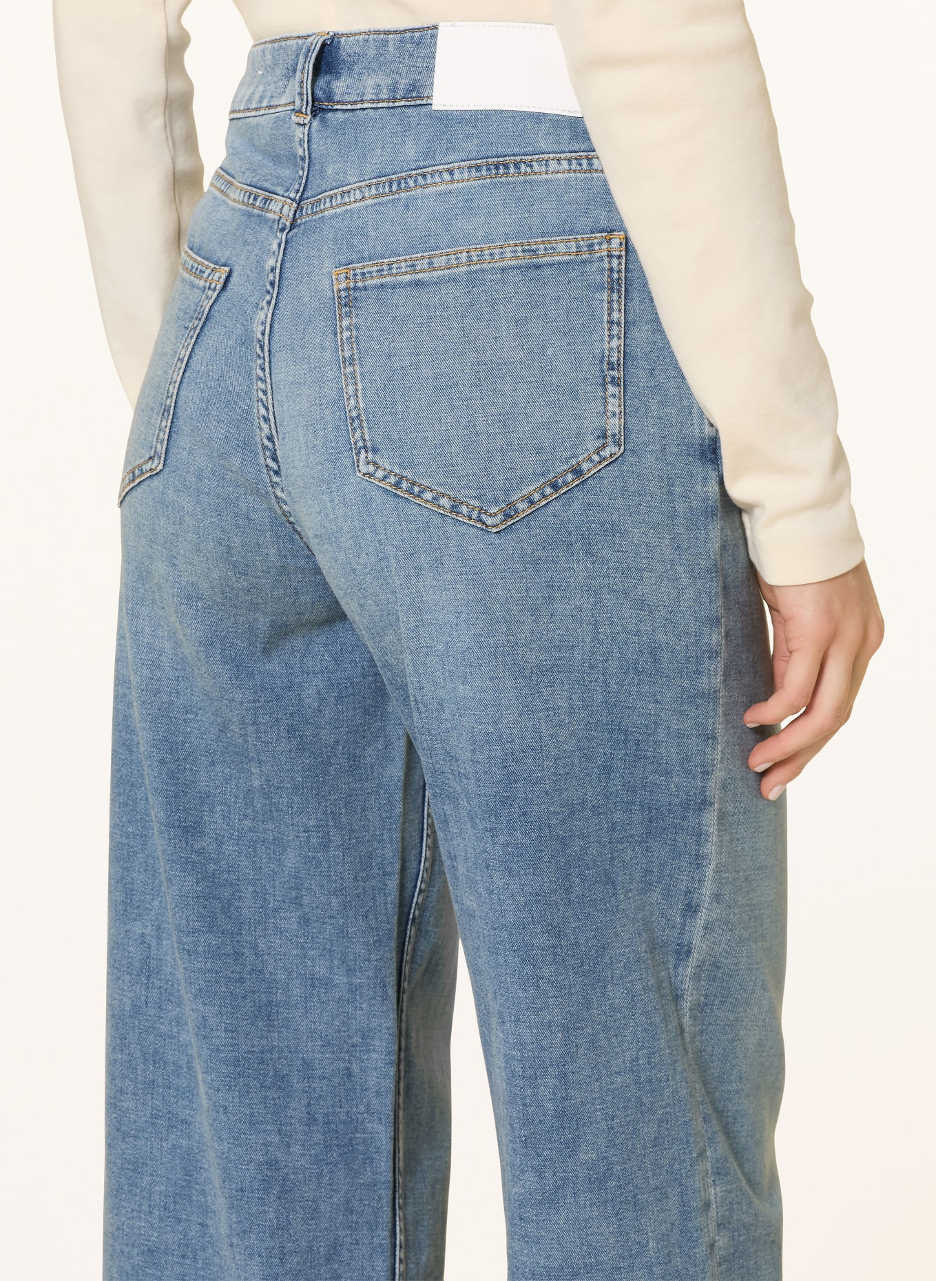 OPUS PANTS Barrel Jeans MELLY TWIST: 70311 mid river blue