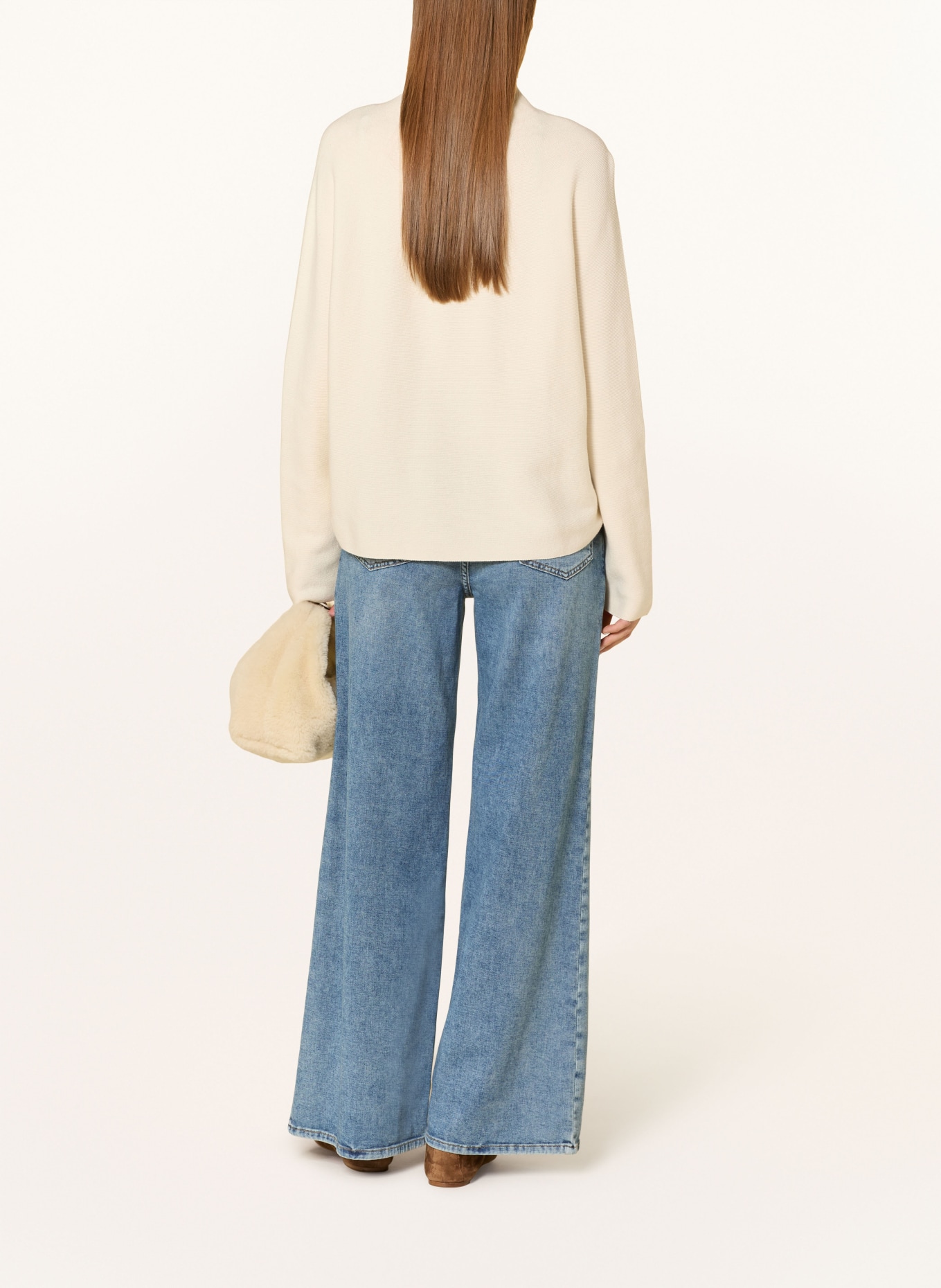 OPUS PANTS Wide Leg Jeans MARI WILLOW: 70311 mid river blue