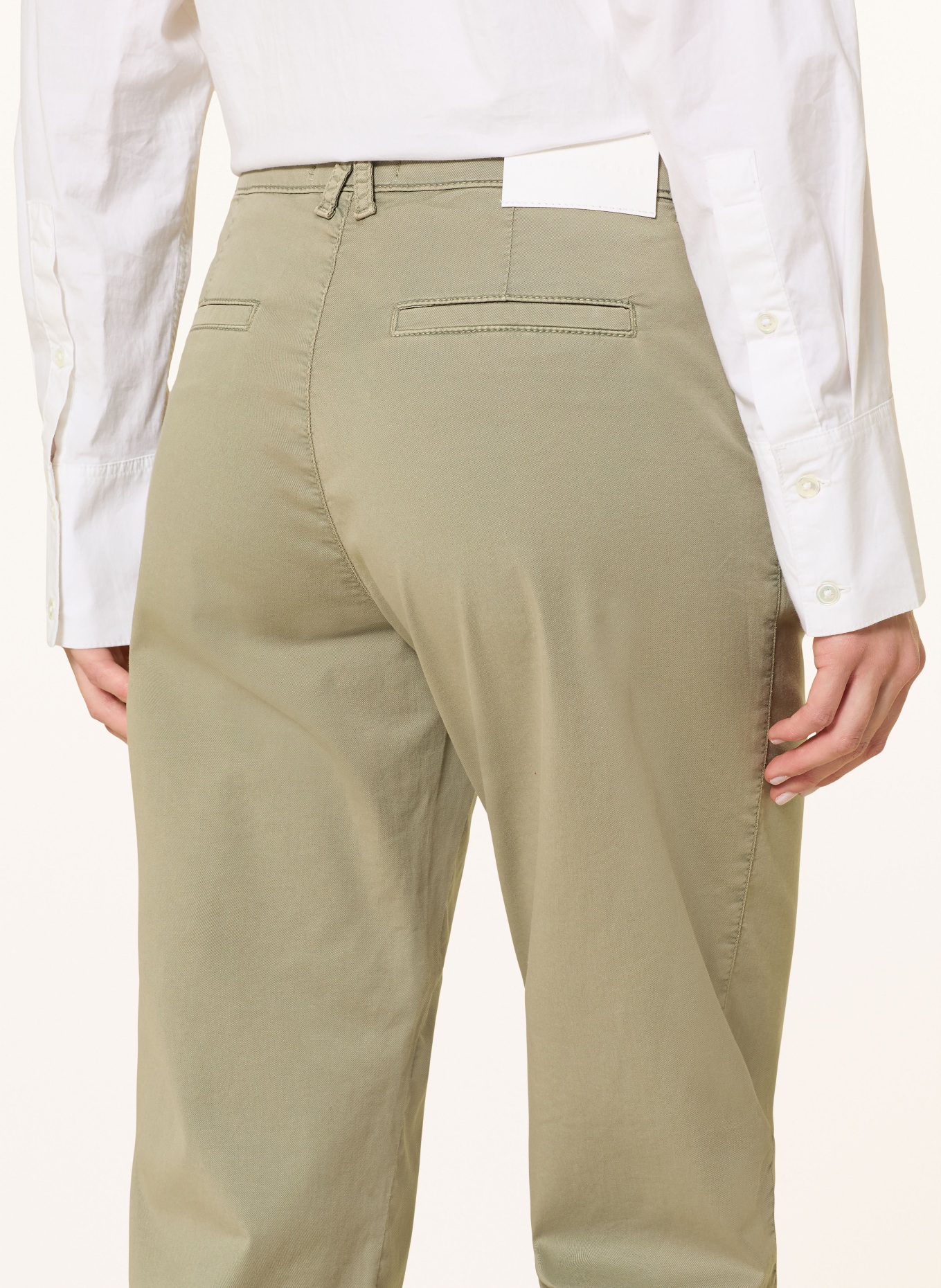 OPUS PANTS Chino LISANA: OLIV