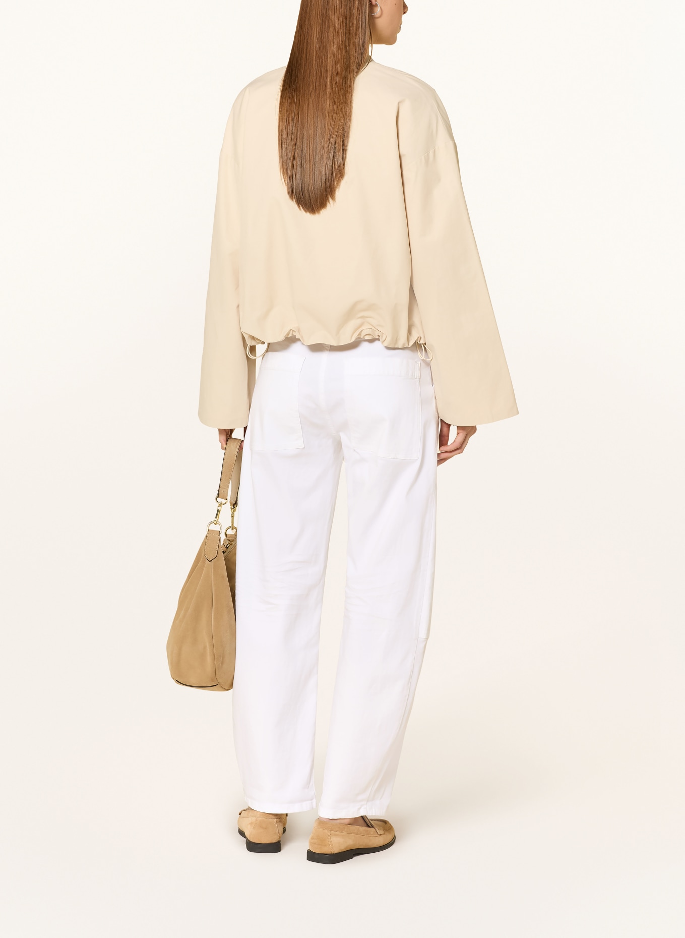 OPUS PANTS Barrel Jeans MARI SHARP: 10 WHITE