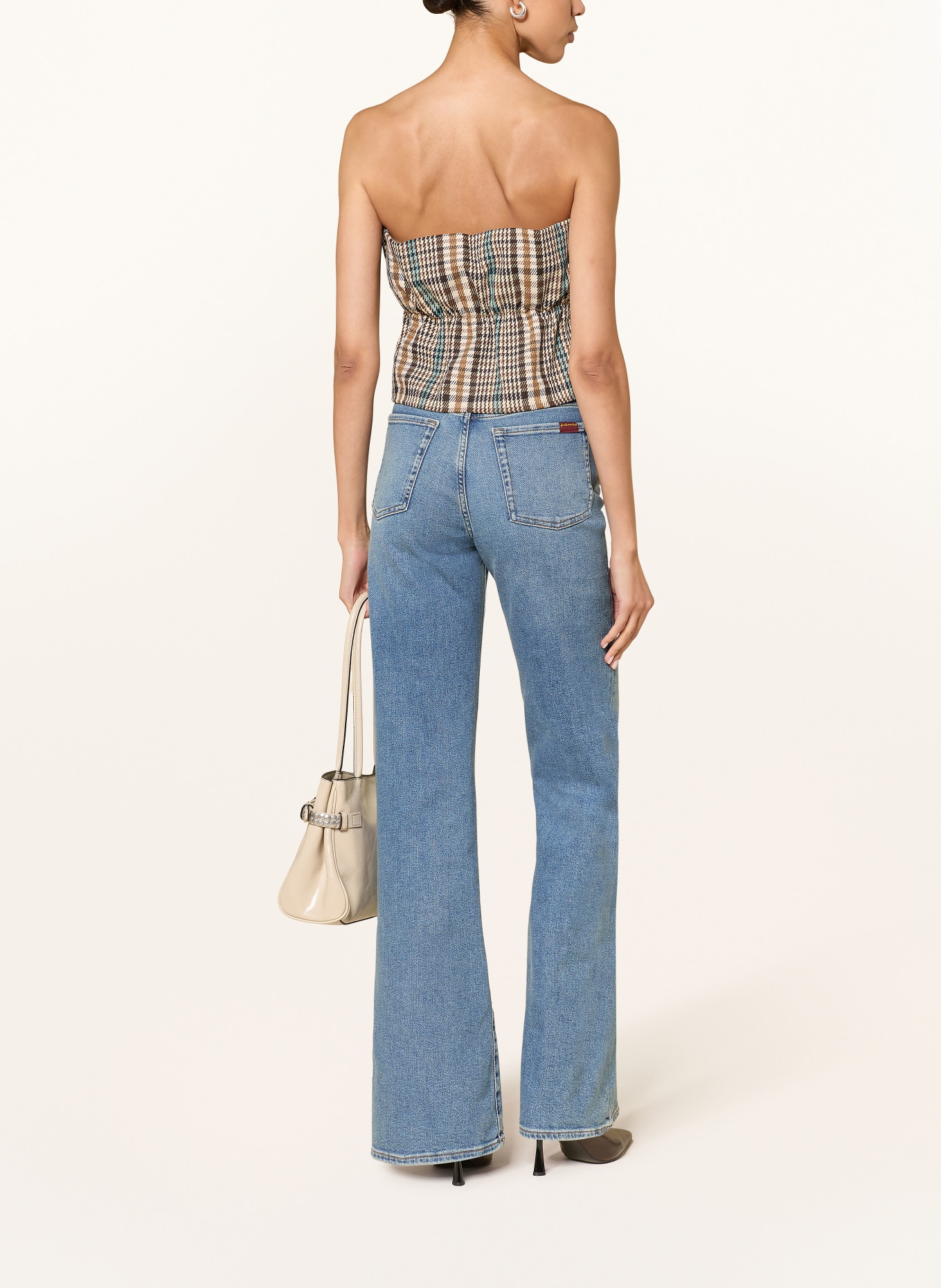 SoSUE Top z plisami: KREMOWY / BRĄZOWY / TURKUSOWY