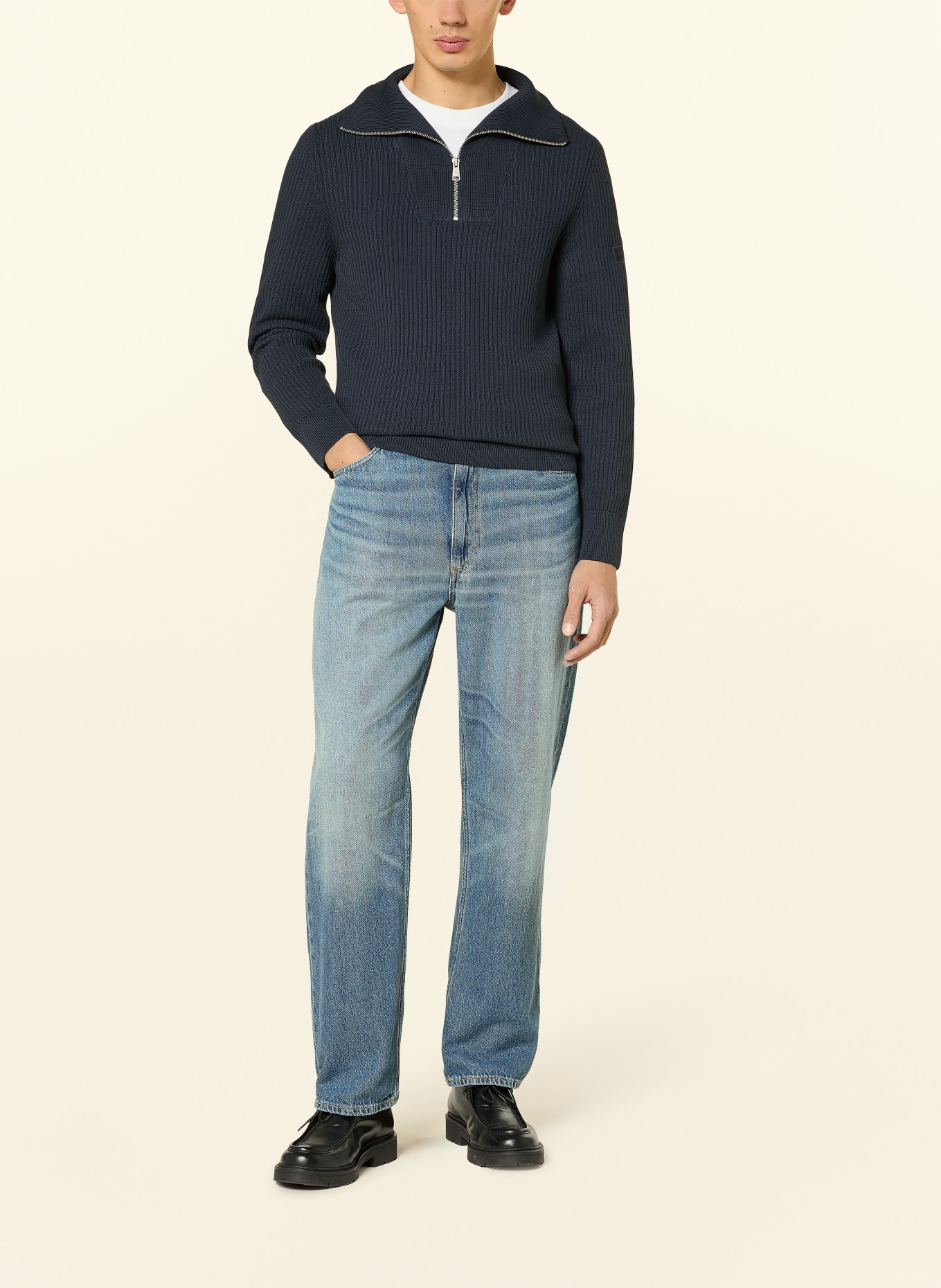 Marc O'Polo Troyer: DUNKELBLAU