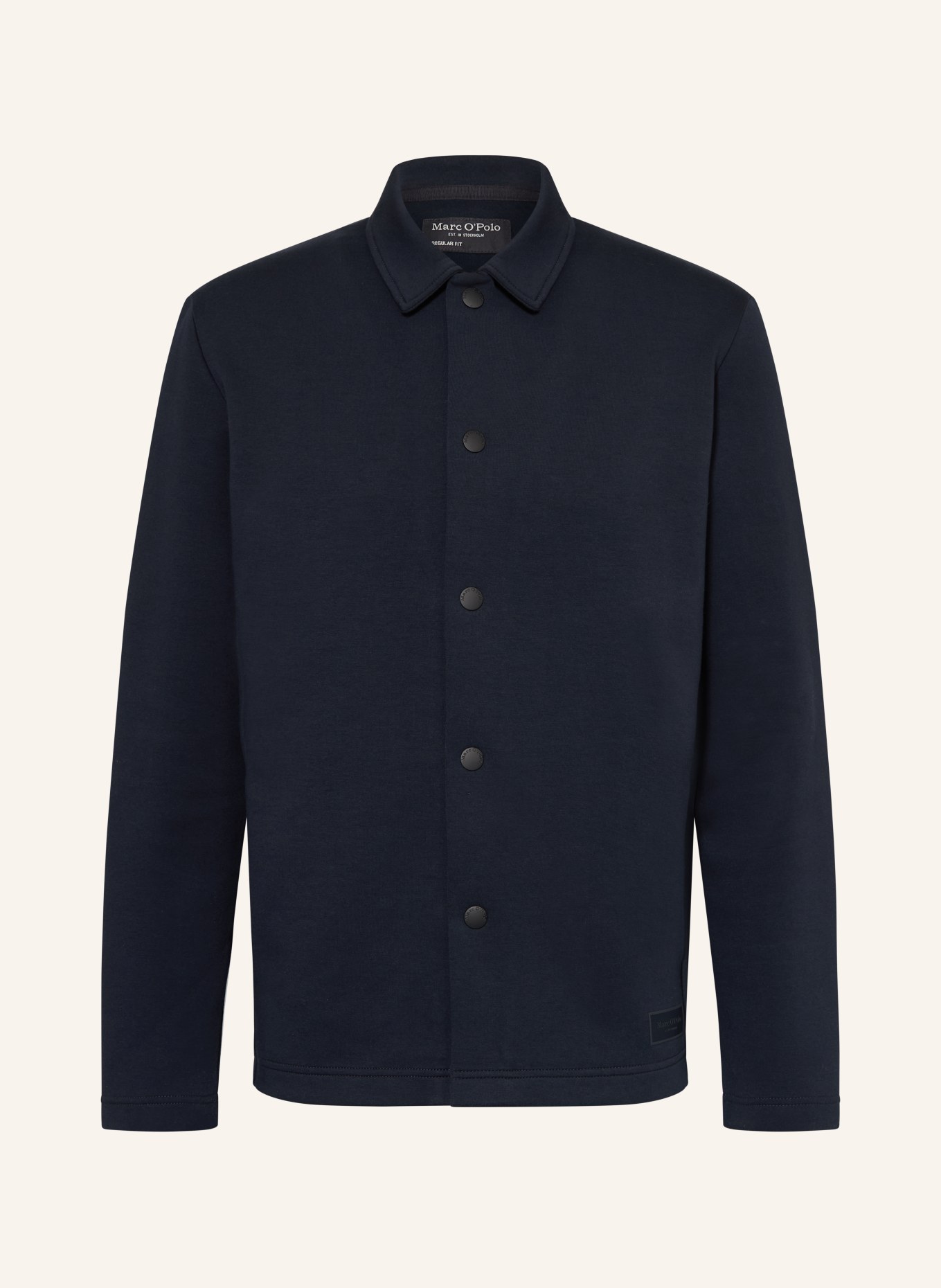 Marc O'Polo Sweat-Overshirt Regular Fit: DUNKELBLAU