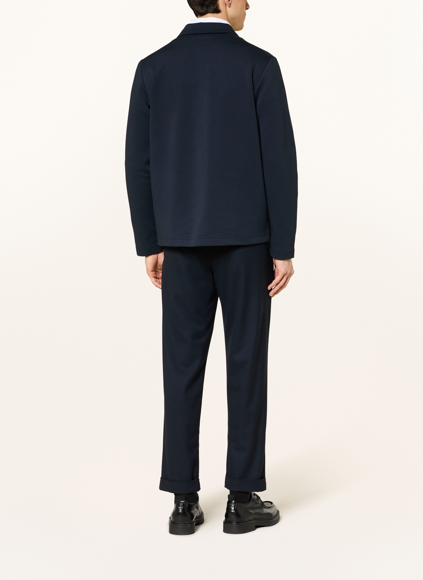 Marc O'Polo Sweat-Overshirt Regular Fit: DUNKELBLAU