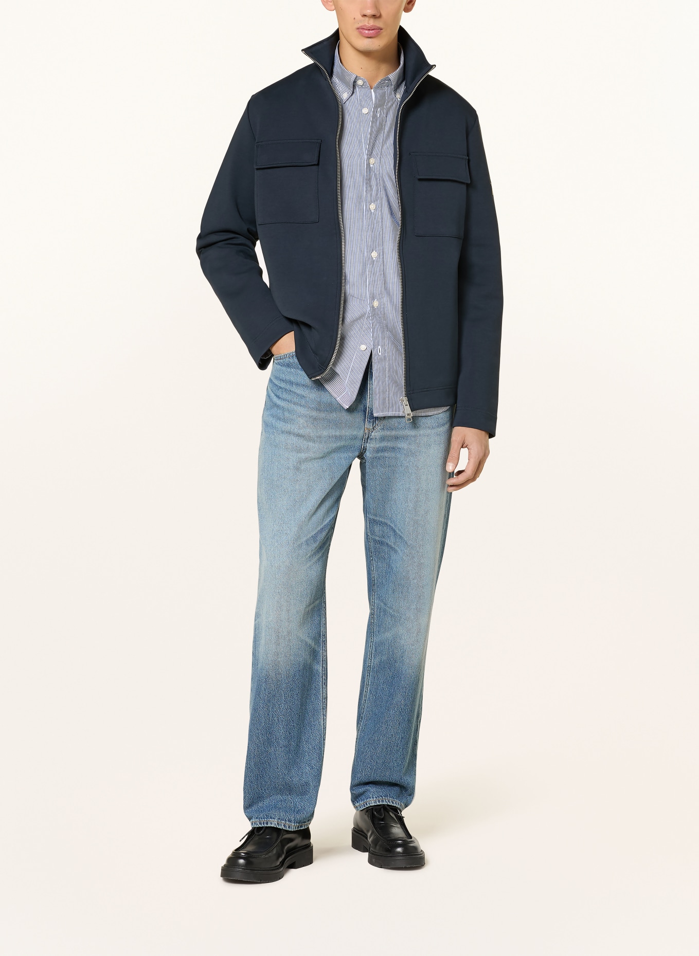 Marc O'Polo Sweatjacke: DUNKELBLAU