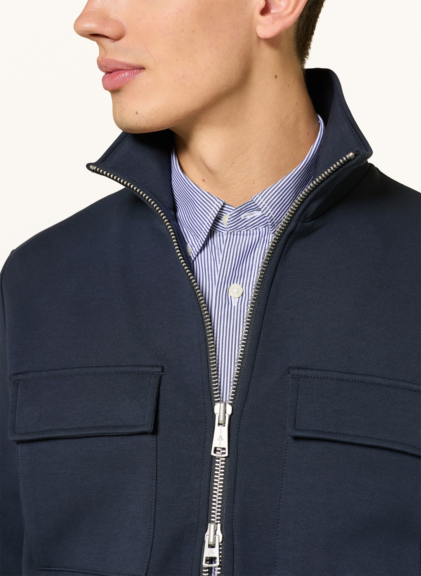 Marc O'Polo Sweatjacke: DUNKELBLAU