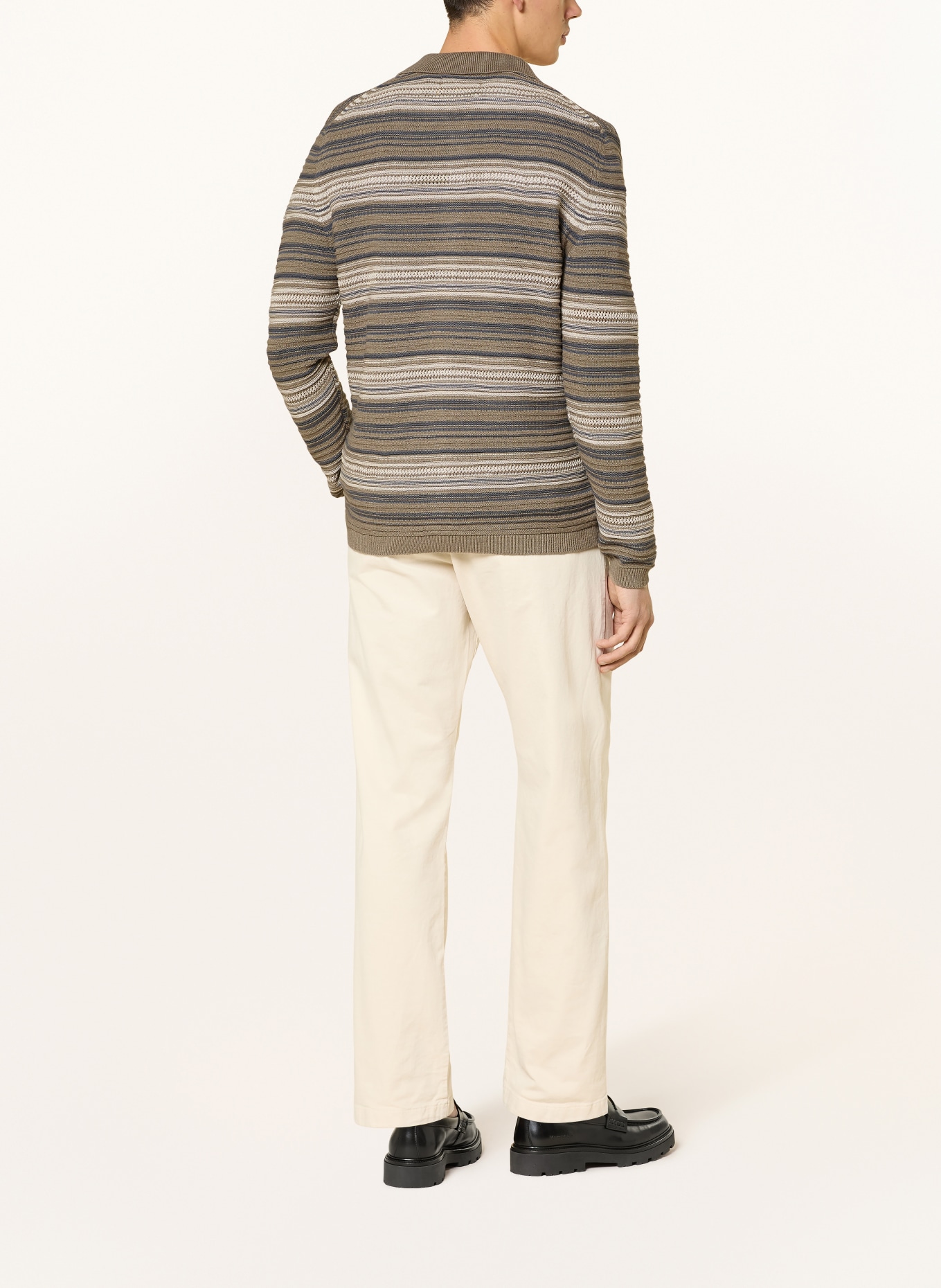 Marc O'Polo Strickjacke: KHAKI / HELLBRAUN / BLAUGRAU