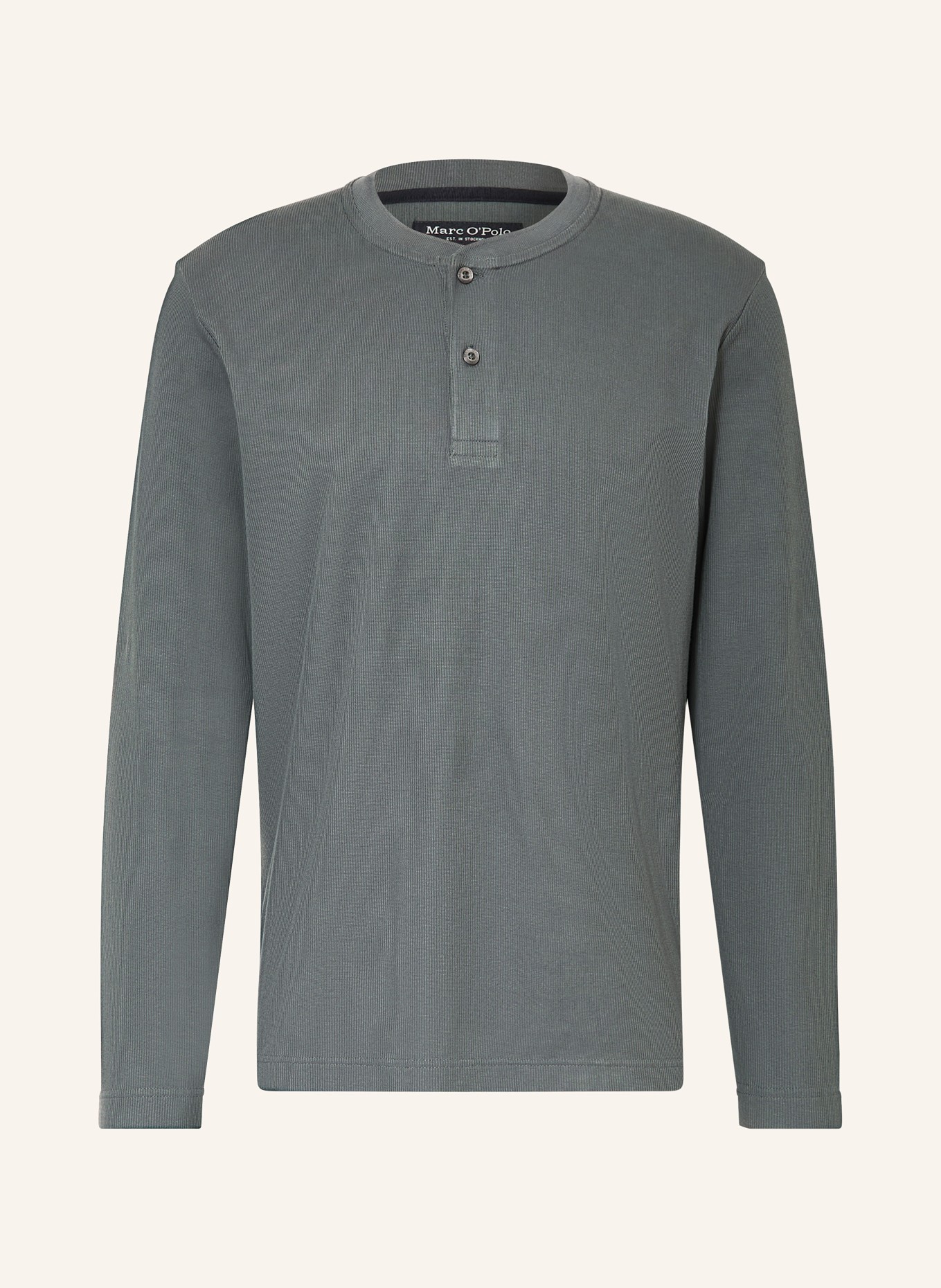 Marc O'Polo Henley-Shirt: PETROL