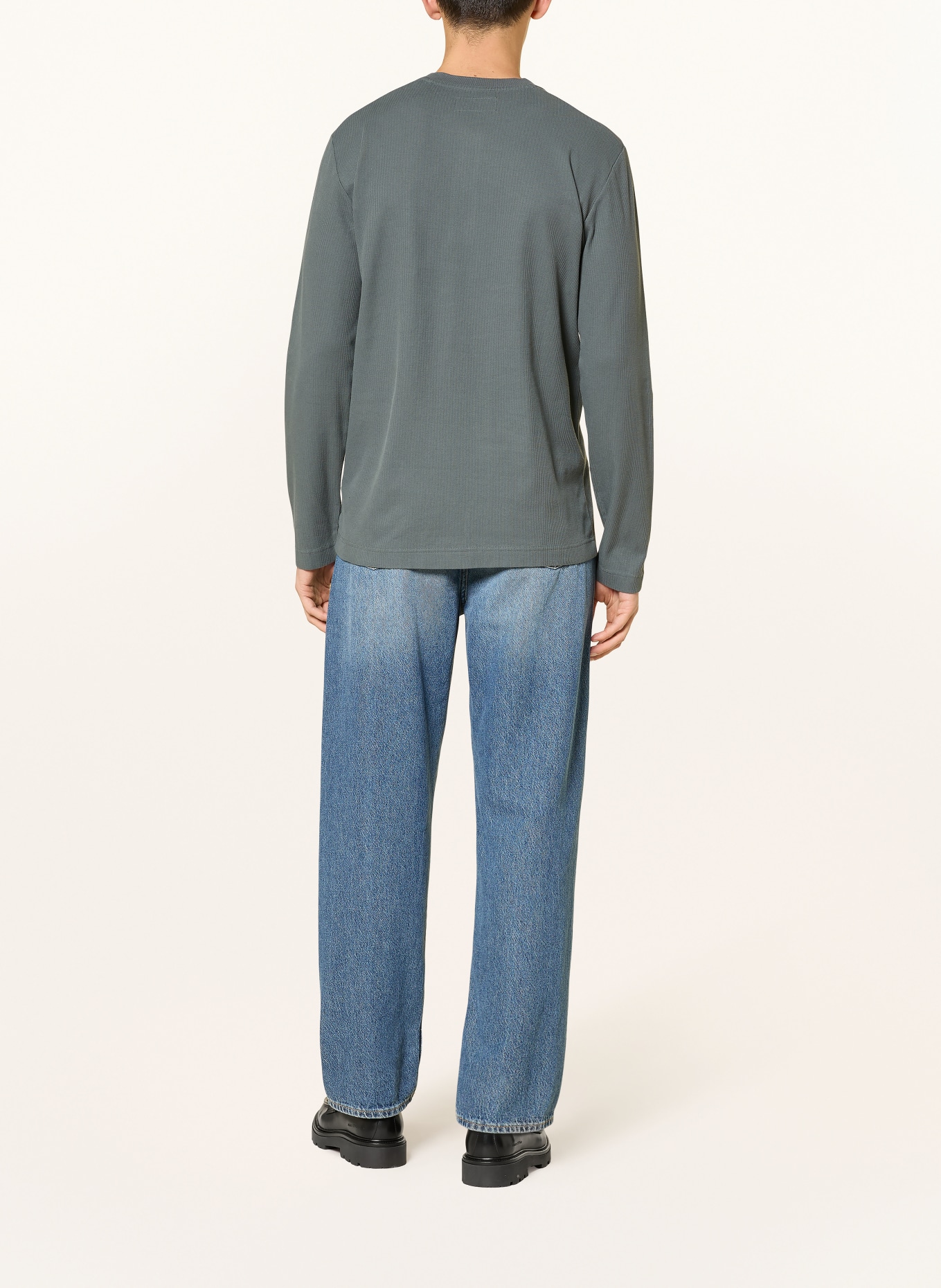 Marc O'Polo Henley-Shirt: PETROL