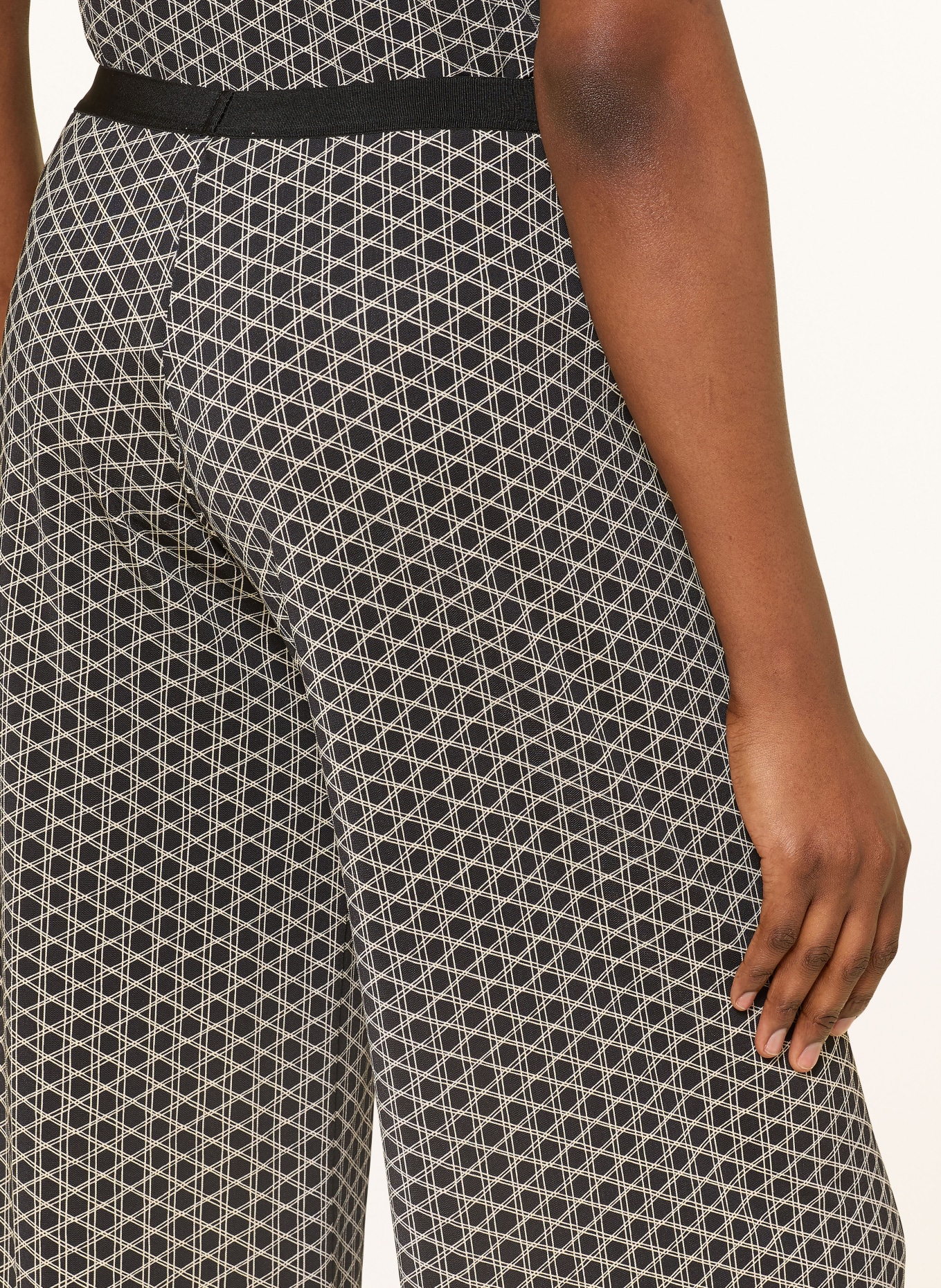 SIYU pants: BLACK / CREAM