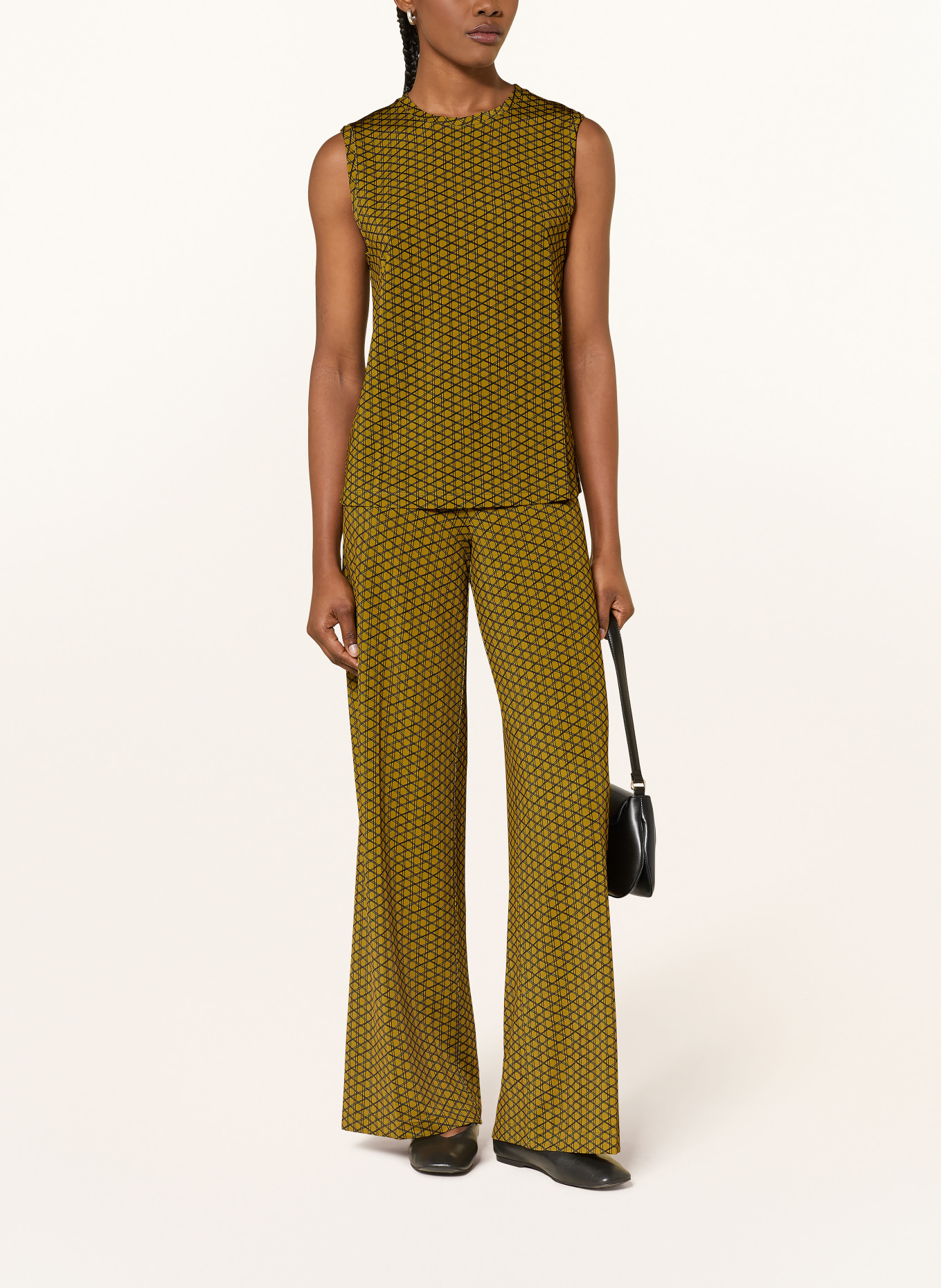 SIYU Top: DUNKELGELB / SCHWARZ