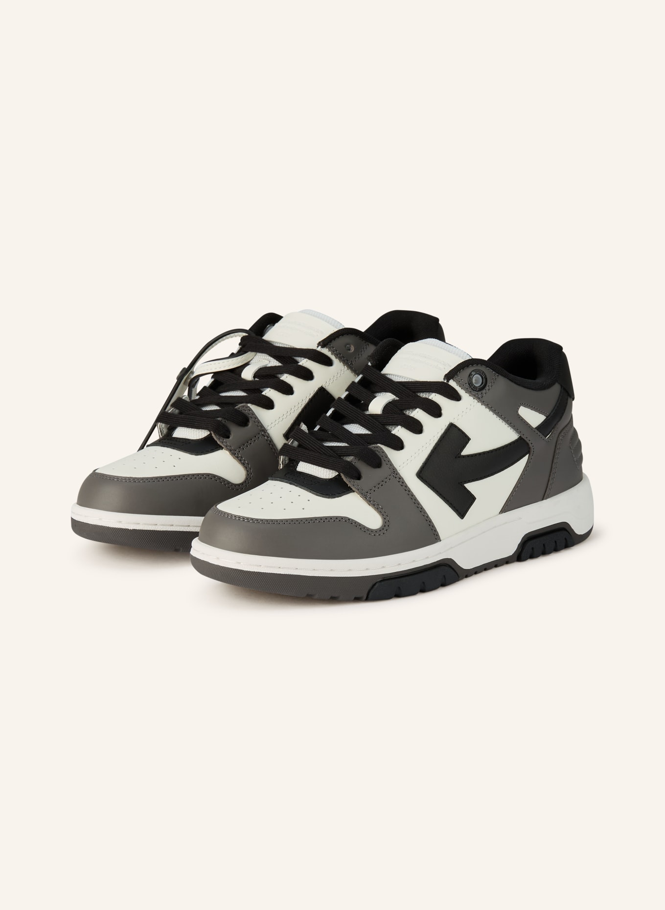Off-White Sneaker OUT OF OFFICE: BIAŁY / SZARY / CZARNY