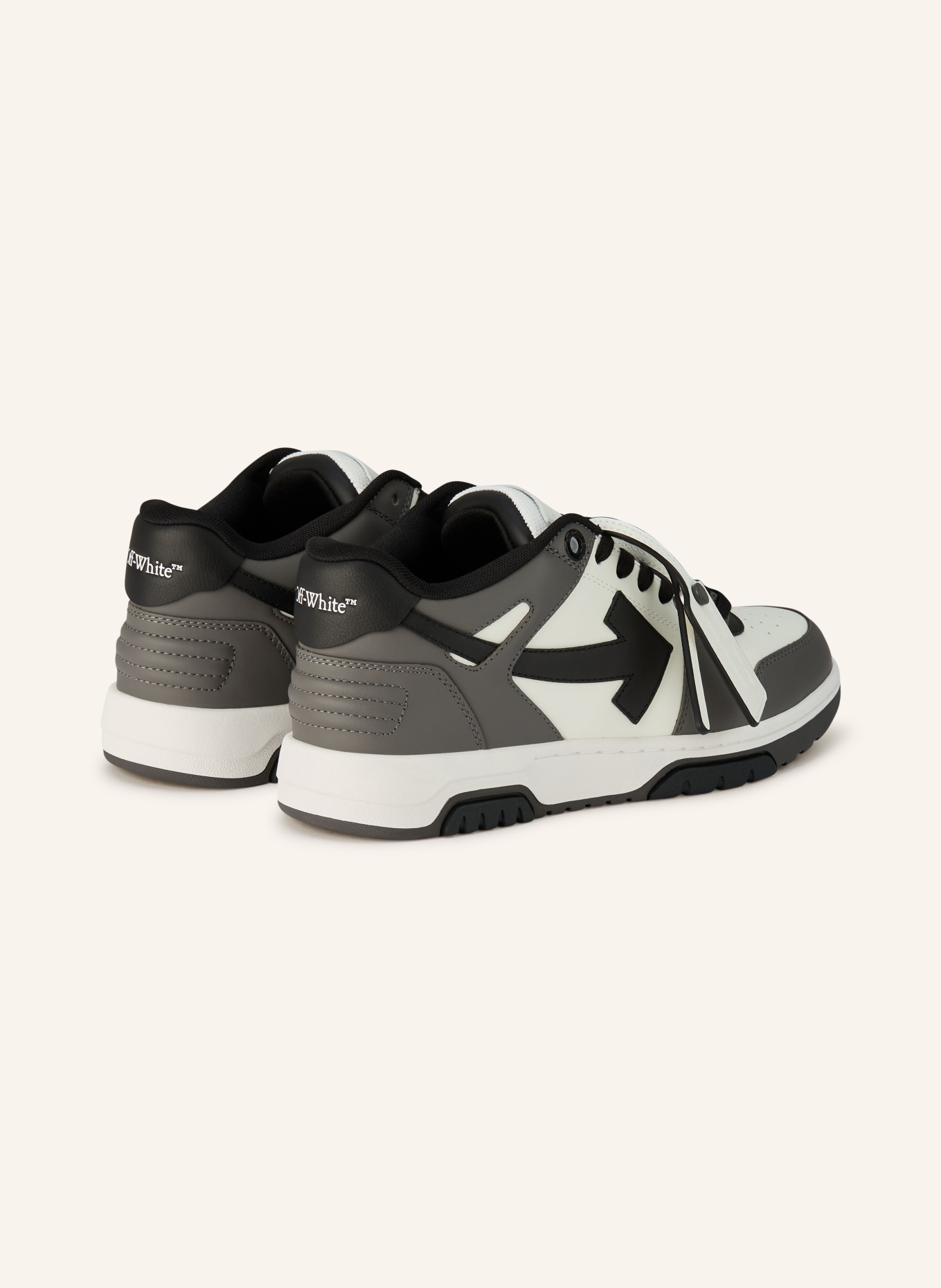 Off-White Sneaker OUT OF OFFICE: BIAŁY / SZARY / CZARNY