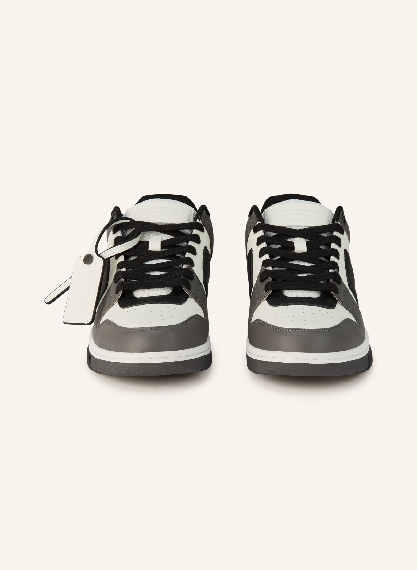 Off-White Sneaker OUT OF OFFICE: BIAŁY / SZARY / CZARNY