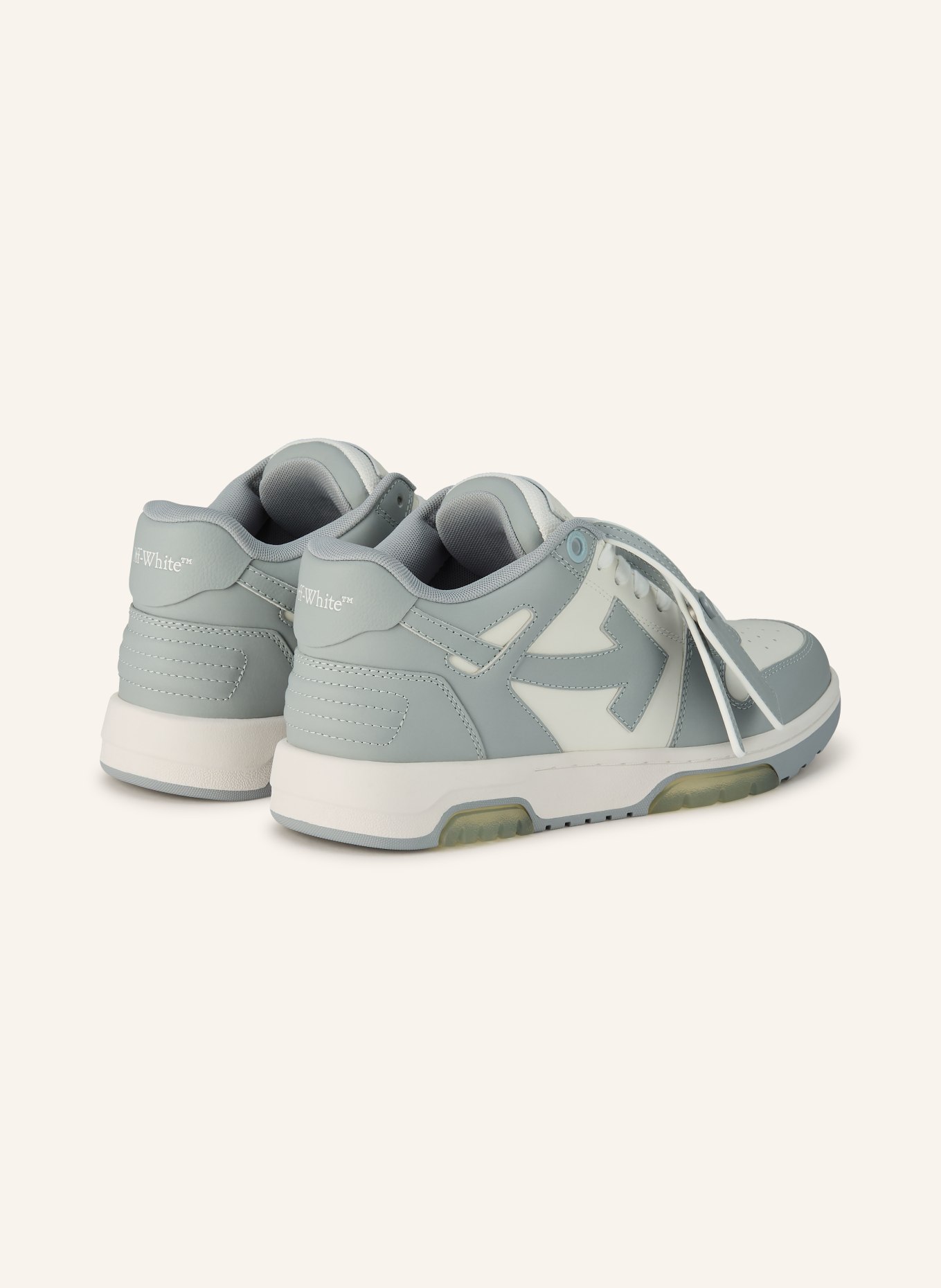 Off-White Sneaker OUT OF OFFICE: SZARONIEBIESKI / BIAŁY