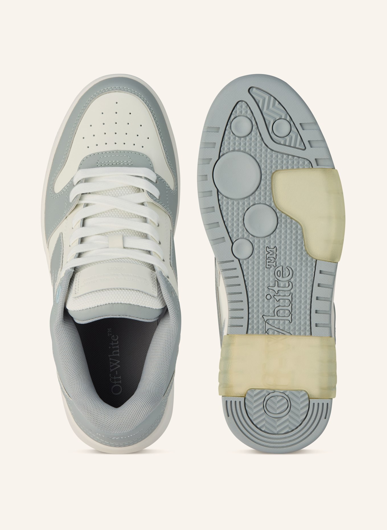 Off-White Sneaker OUT OF OFFICE: SZARONIEBIESKI / BIAŁY